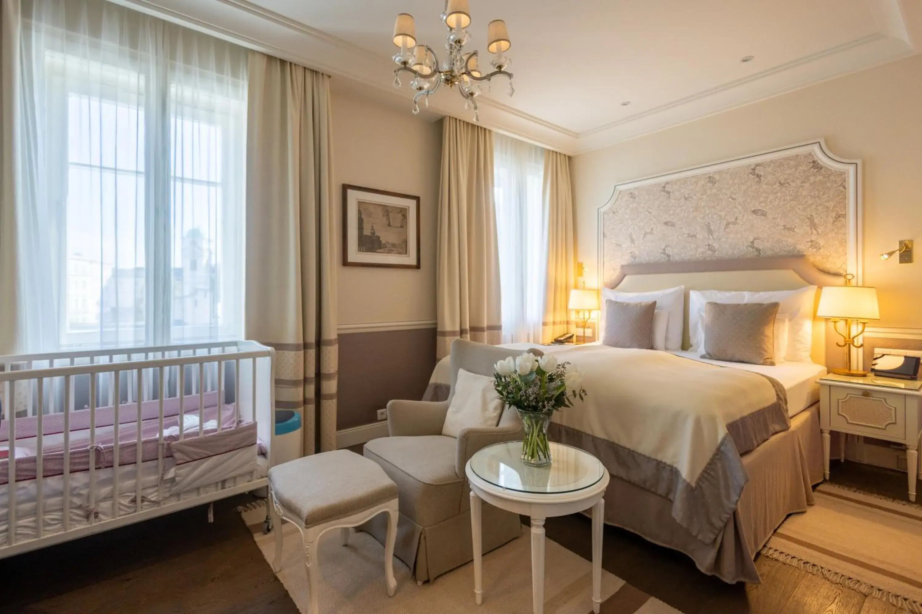 Bedroom, Bed in Hotel Sacher Salzburg Bedroom, Bed in Hotel Sacher Salzburg