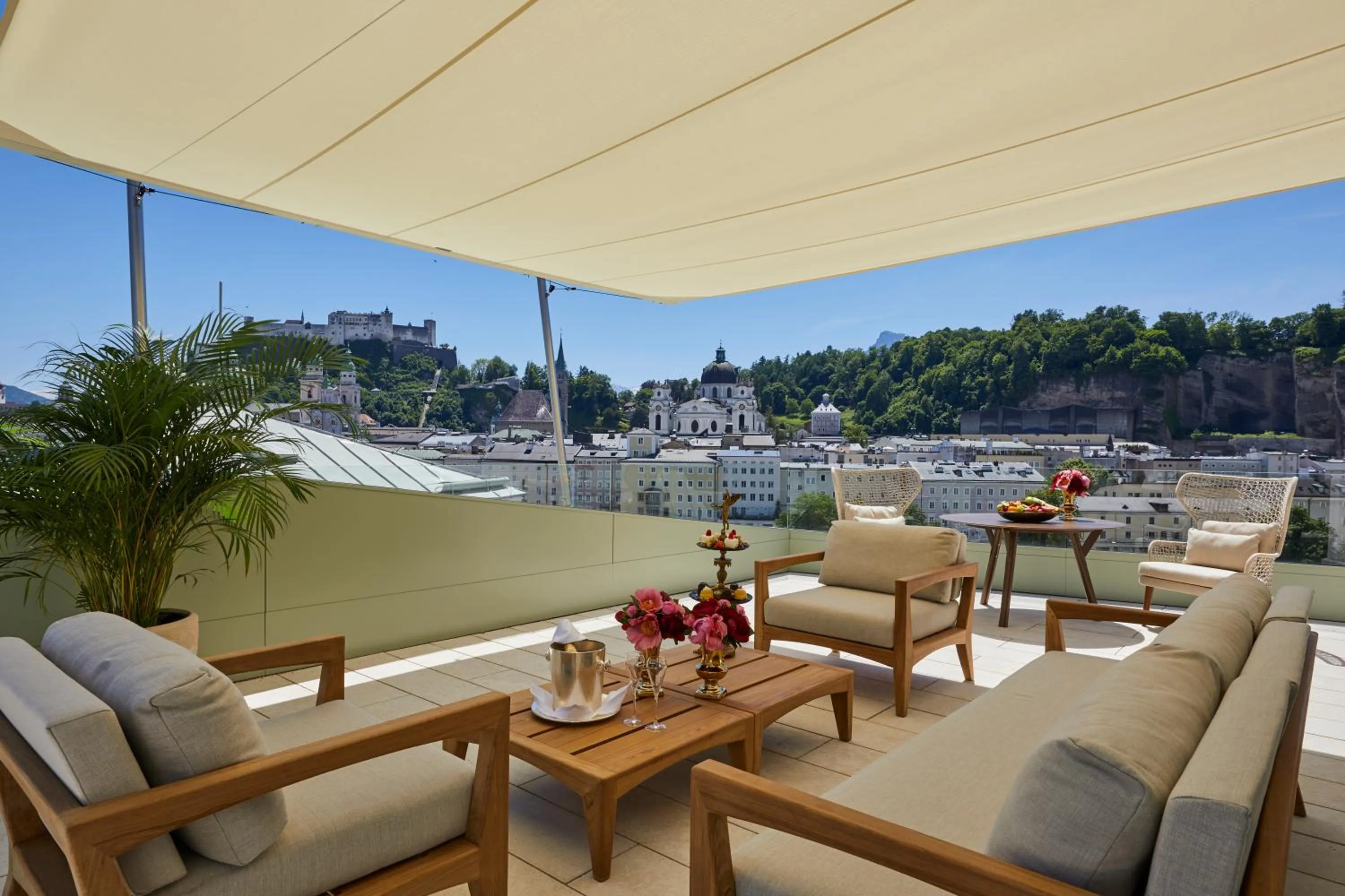 Balcony/Terrace in Hotel Sacher Salzburg