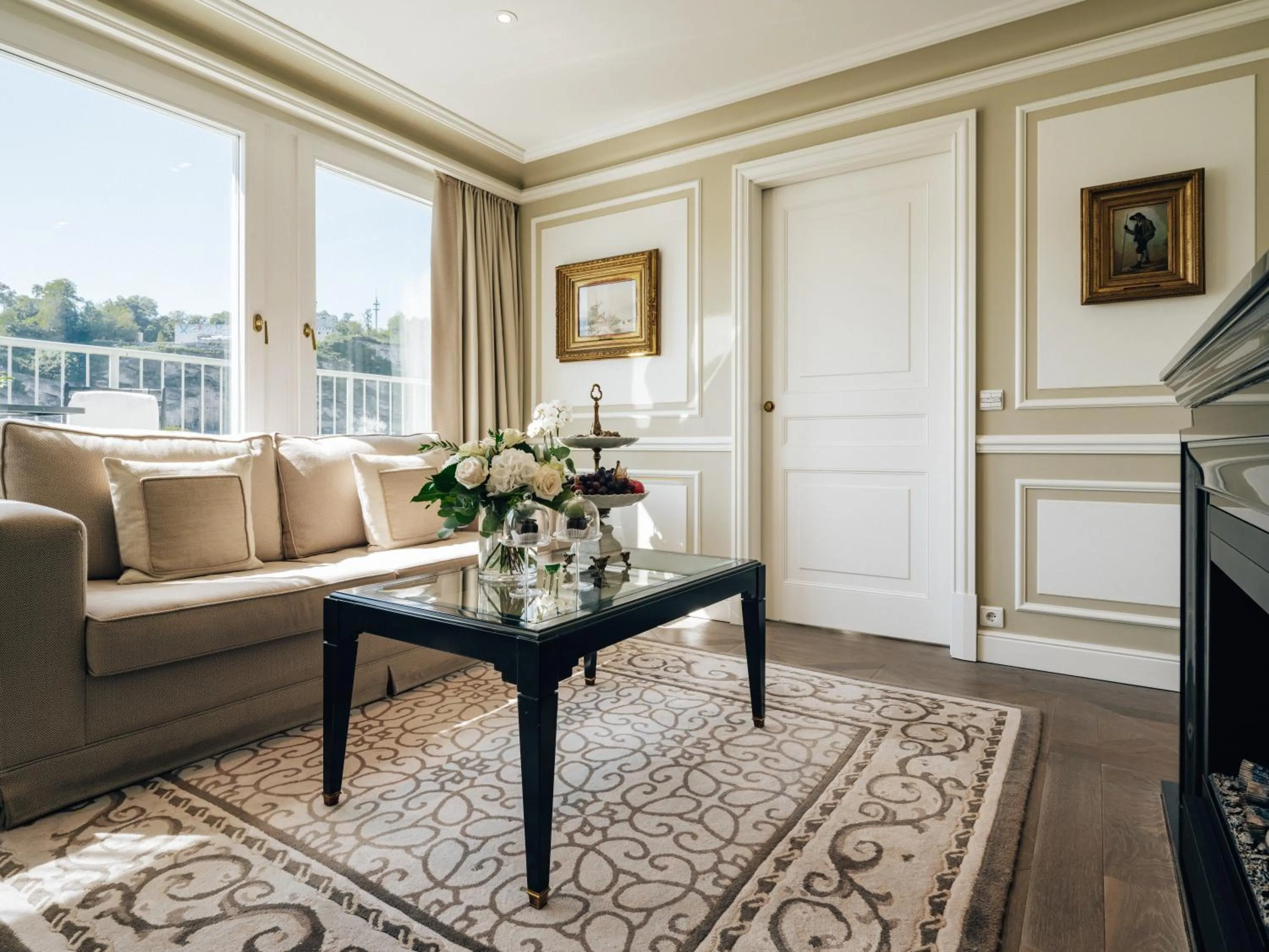 Living room in Hotel Sacher Salzburg