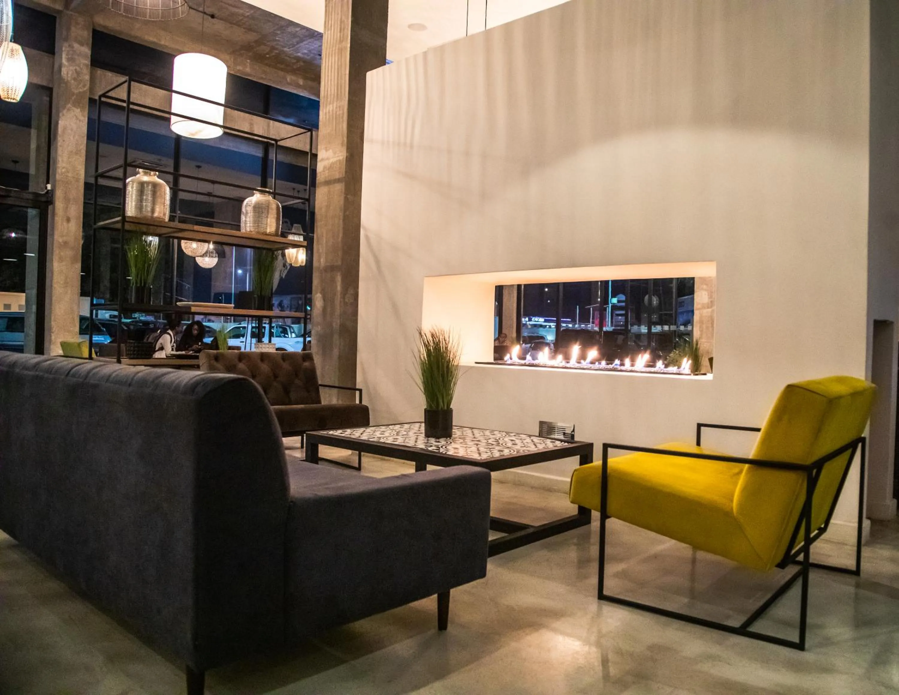 Seating area in The Urban Hotel Lusaka