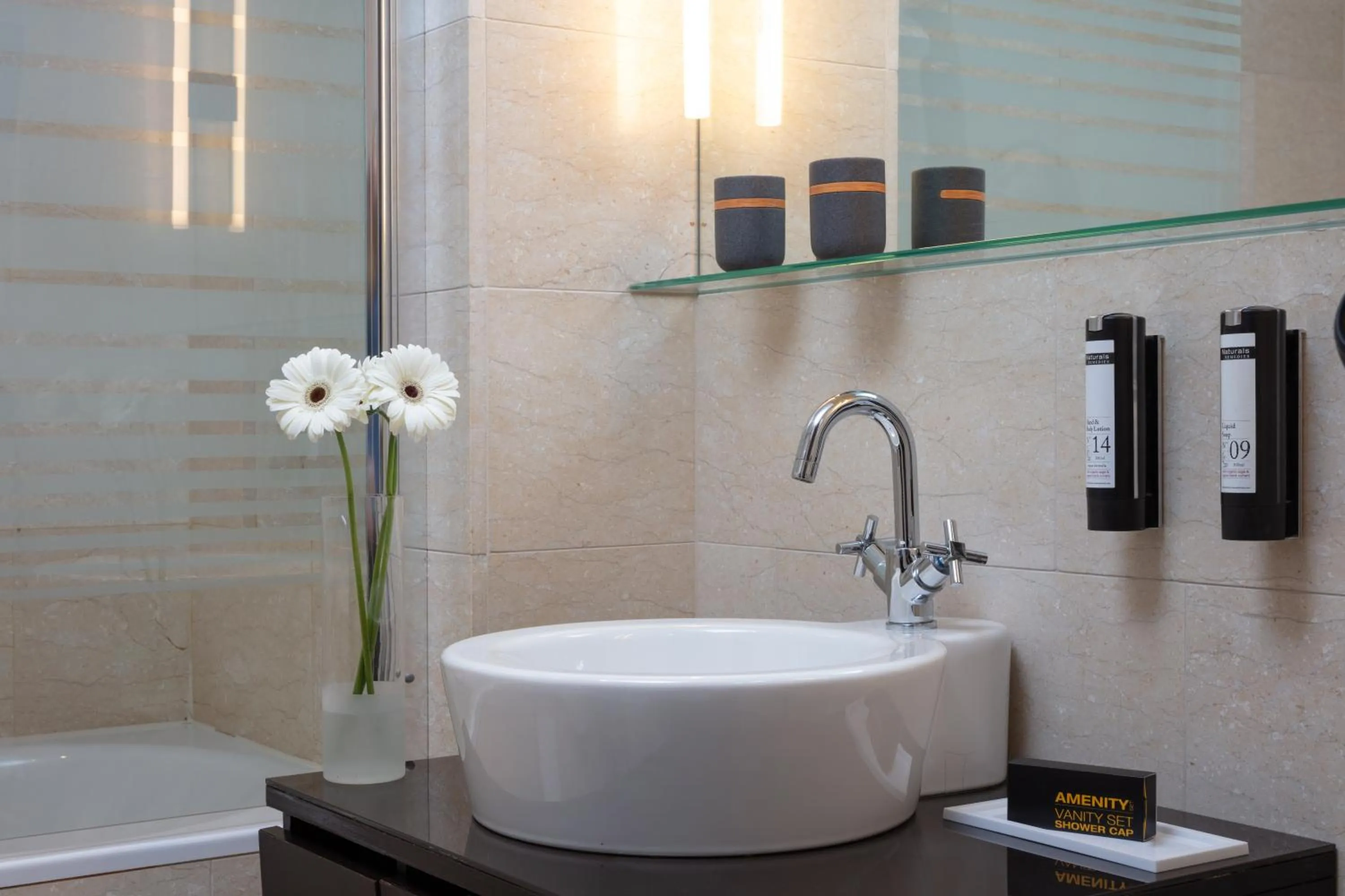 Shower in The Levante Parliament A Design Hotel