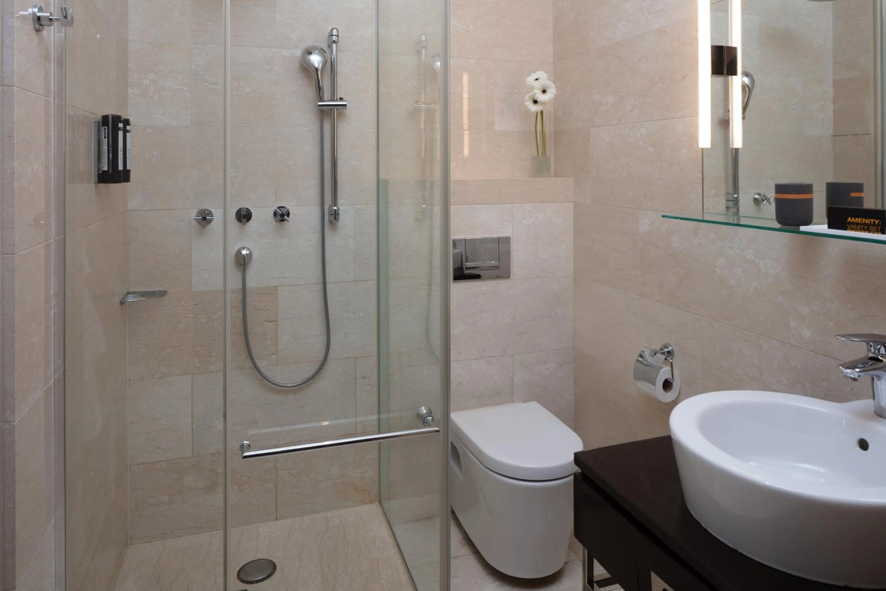 Shower in The Levante Parliament A Design Hotel