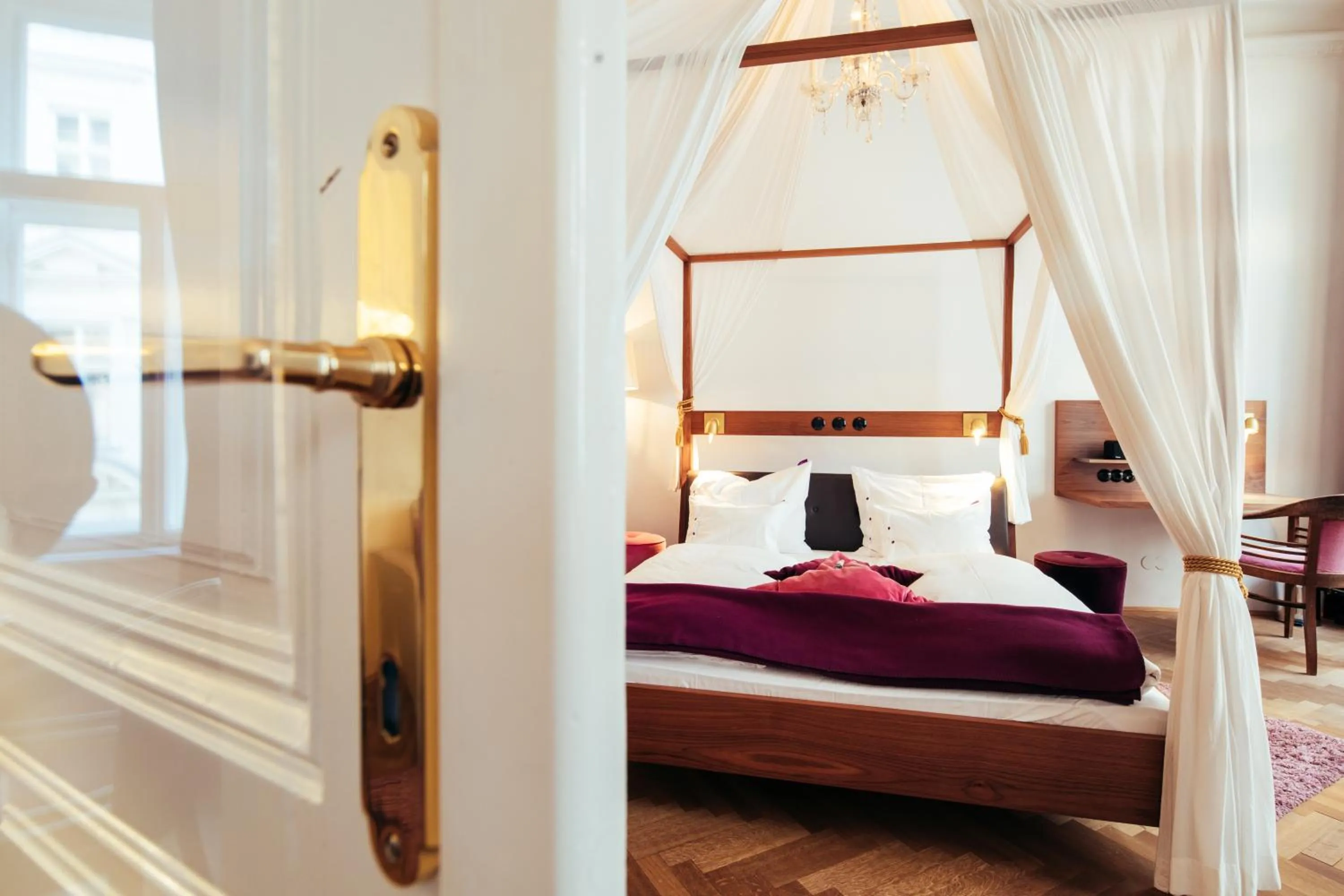 Bed in Buxbaum Beletage Design & Boutique Hotel