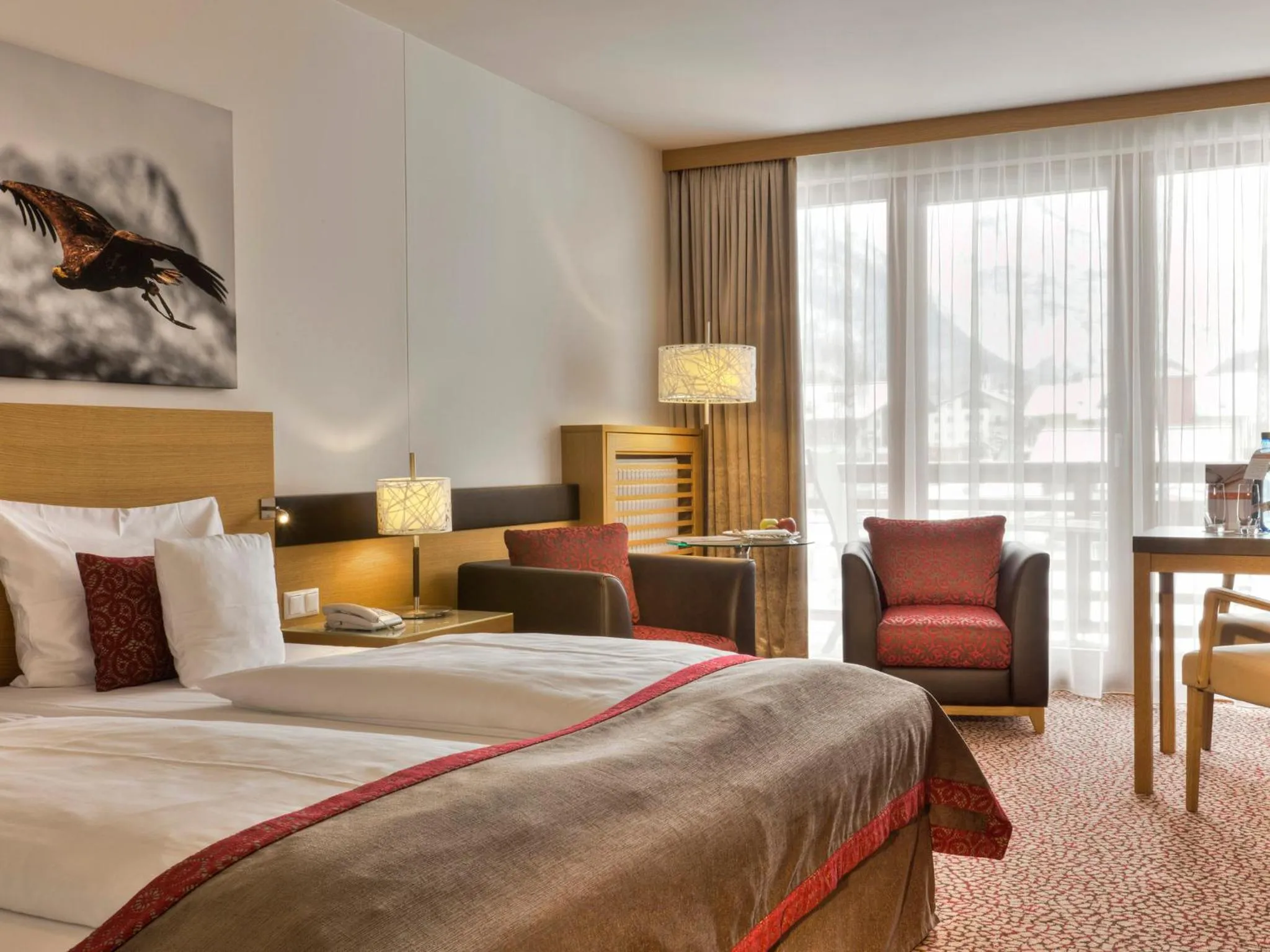 Photo of the whole room, Bed in aja Fürstenhaus am Achensee