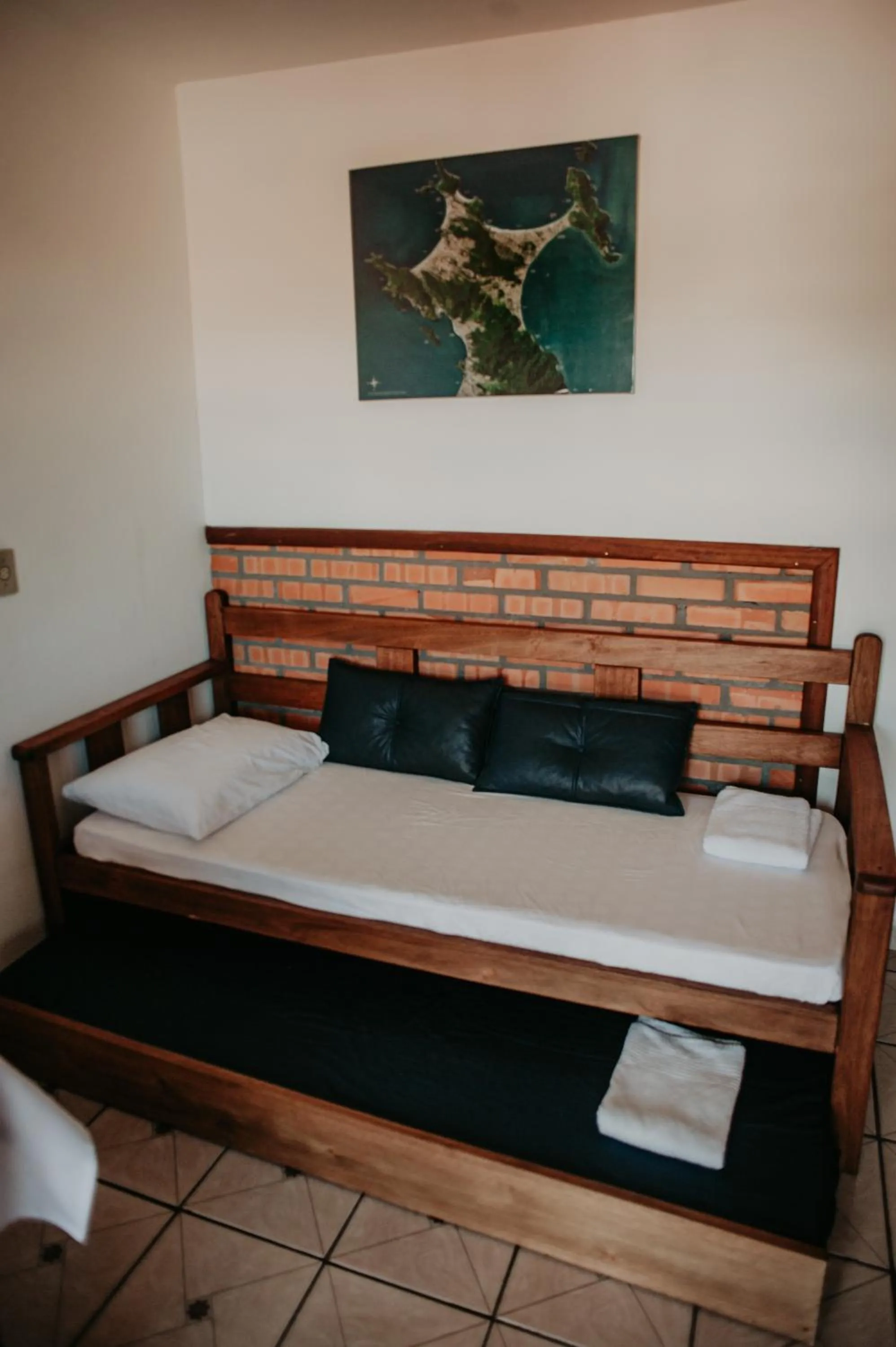 Bed in Pousada Praia de Bombinhas