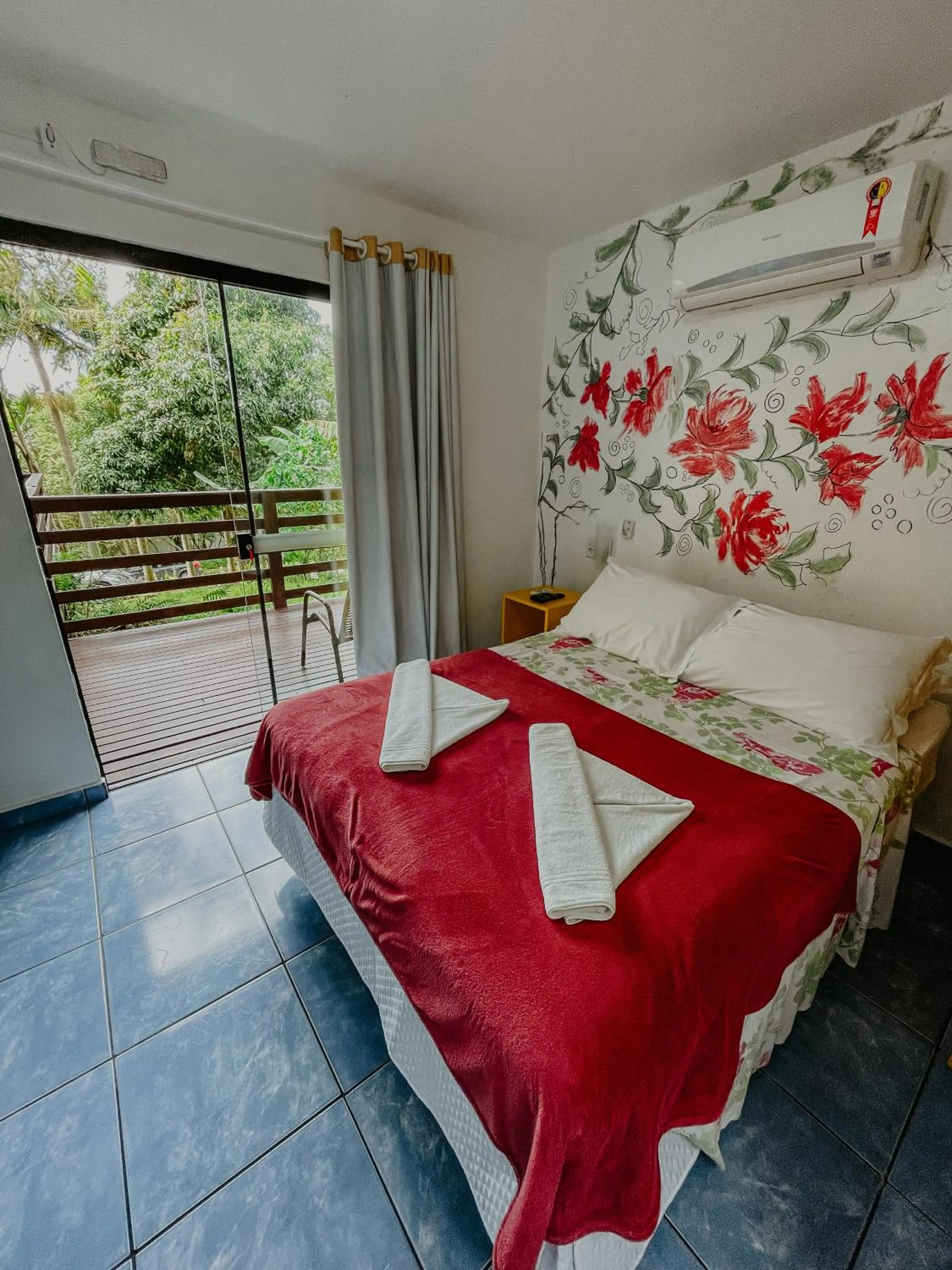 Bed in Pousada Praia de Bombinhas