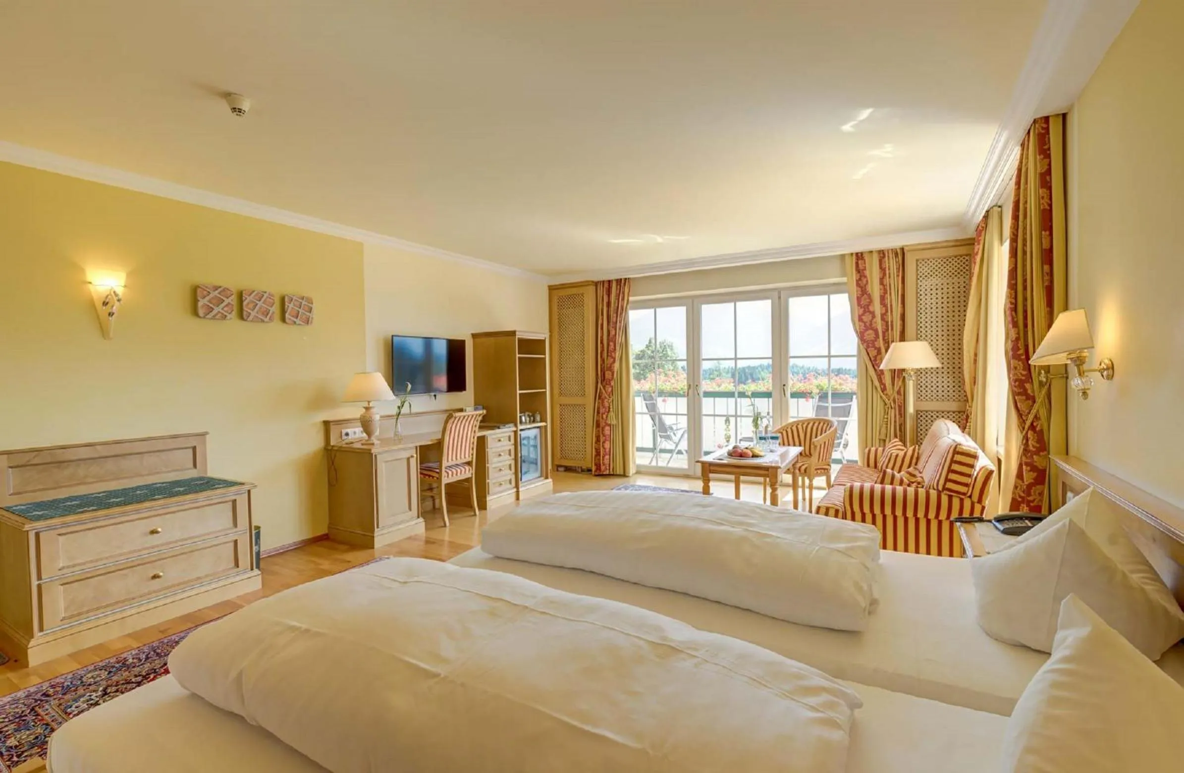 Bed in Alpenhotel Speckbacher Hof