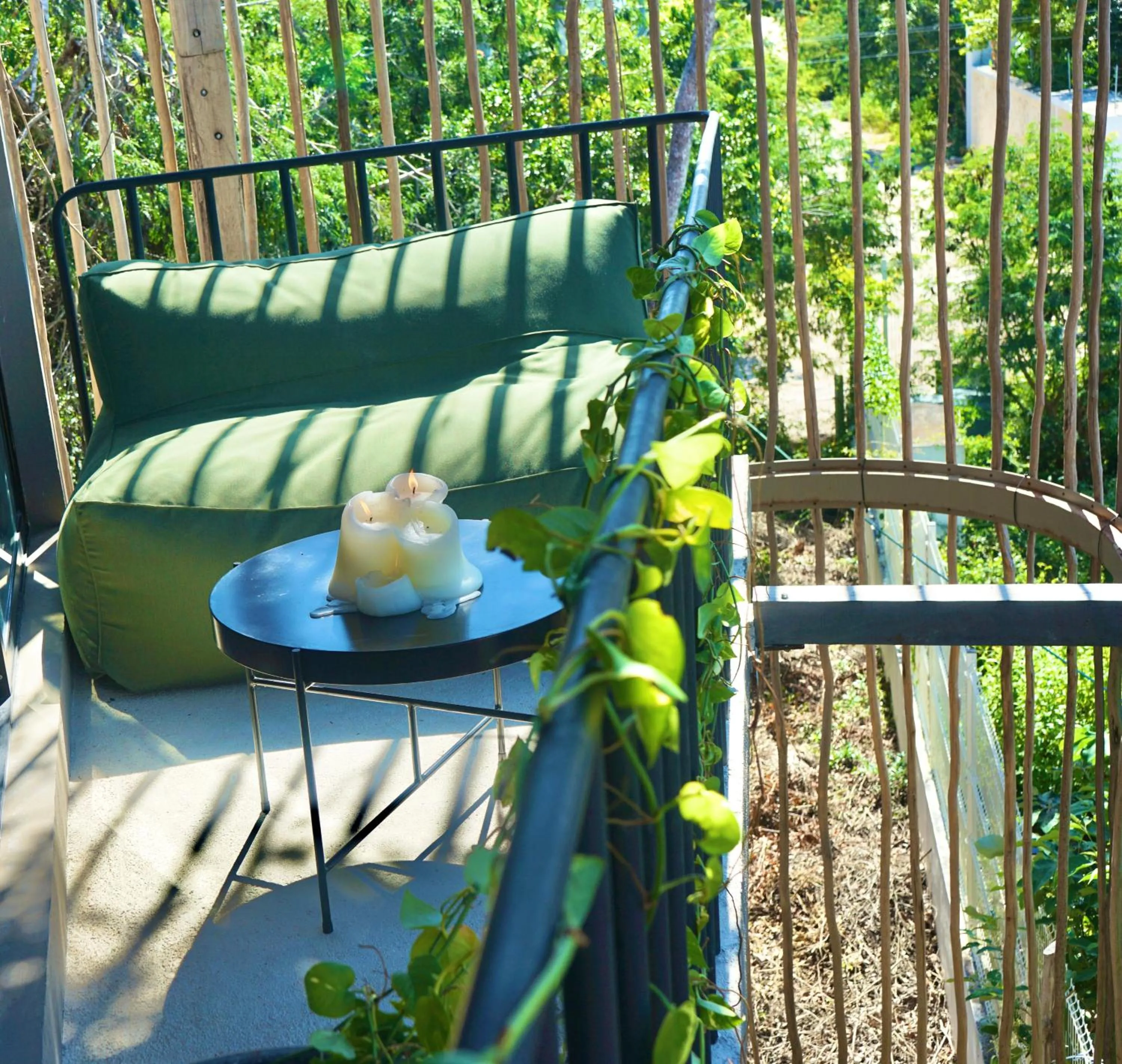 Balcony/Terrace in Vida Jungle Boho Apart 14 with special fee to access Hotel Bardo