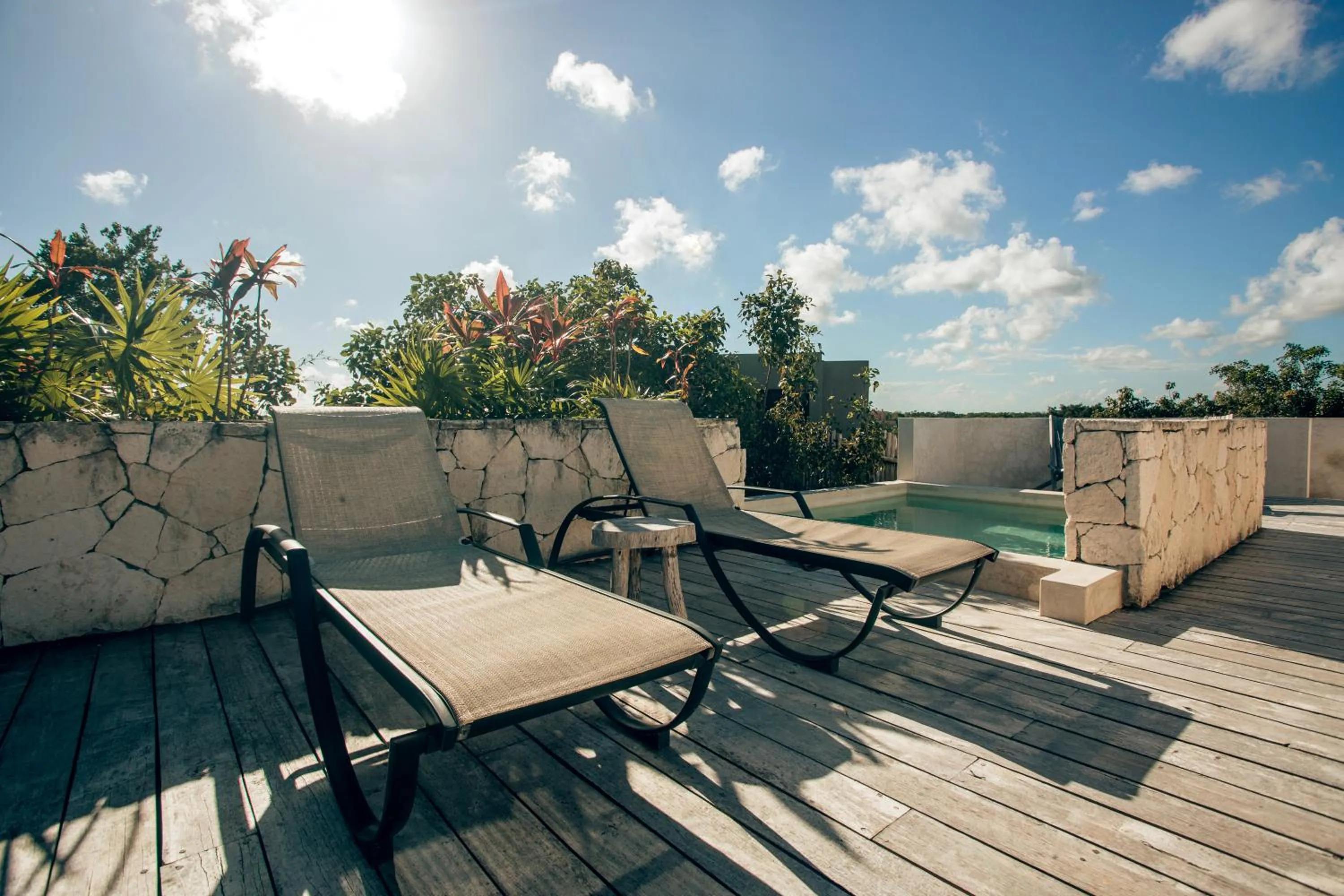 Balcony/Terrace in Vida Jungle Boho Apart 14 with special fee to access Hotel Bardo