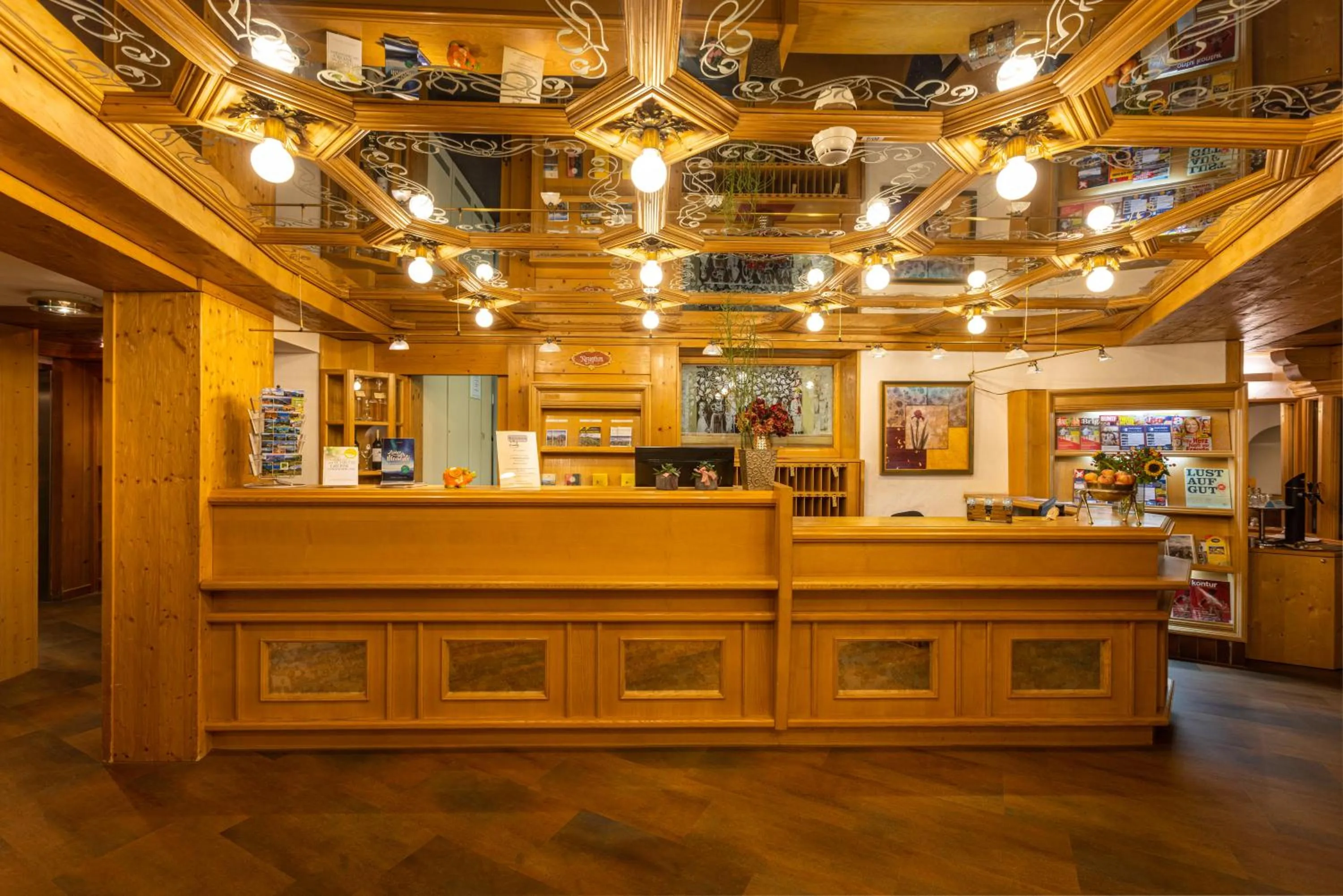 Lobby or reception in IFA Alpenhof Wildental Hotel Kleinwalsertal Adults only