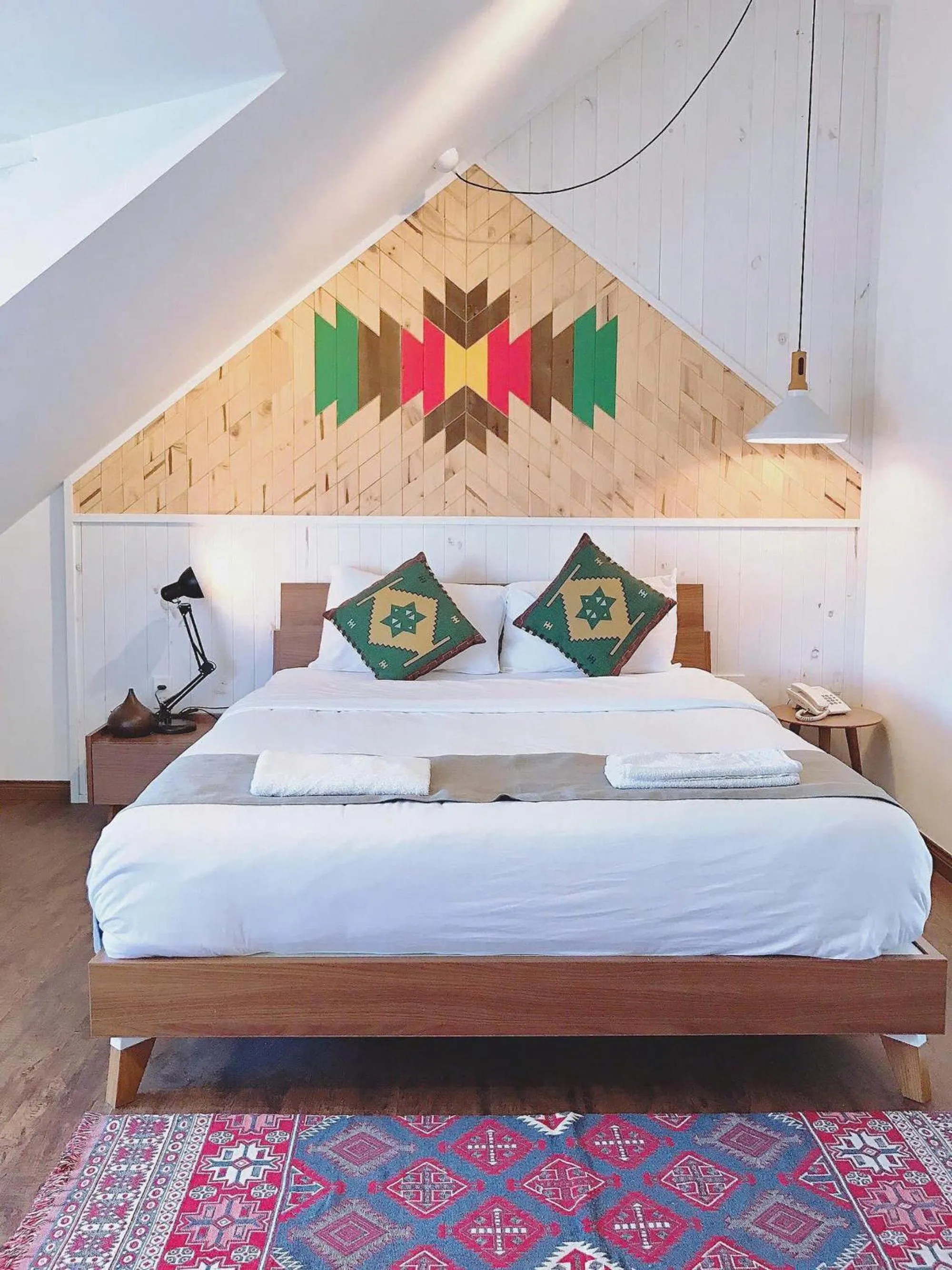 Bed in The Scent Boutique Dalat Hotel