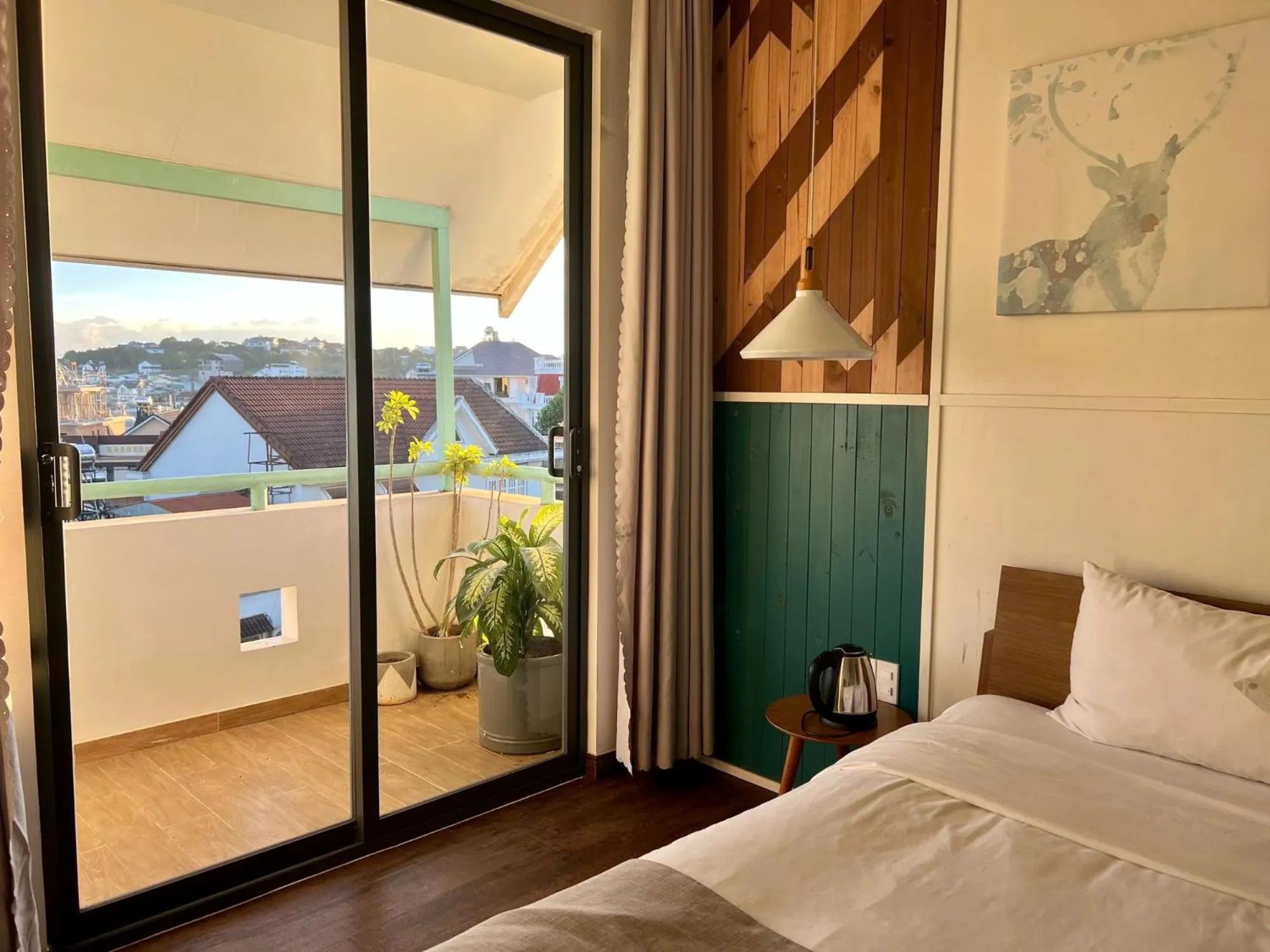 Bed in The Scent Boutique Dalat Hotel