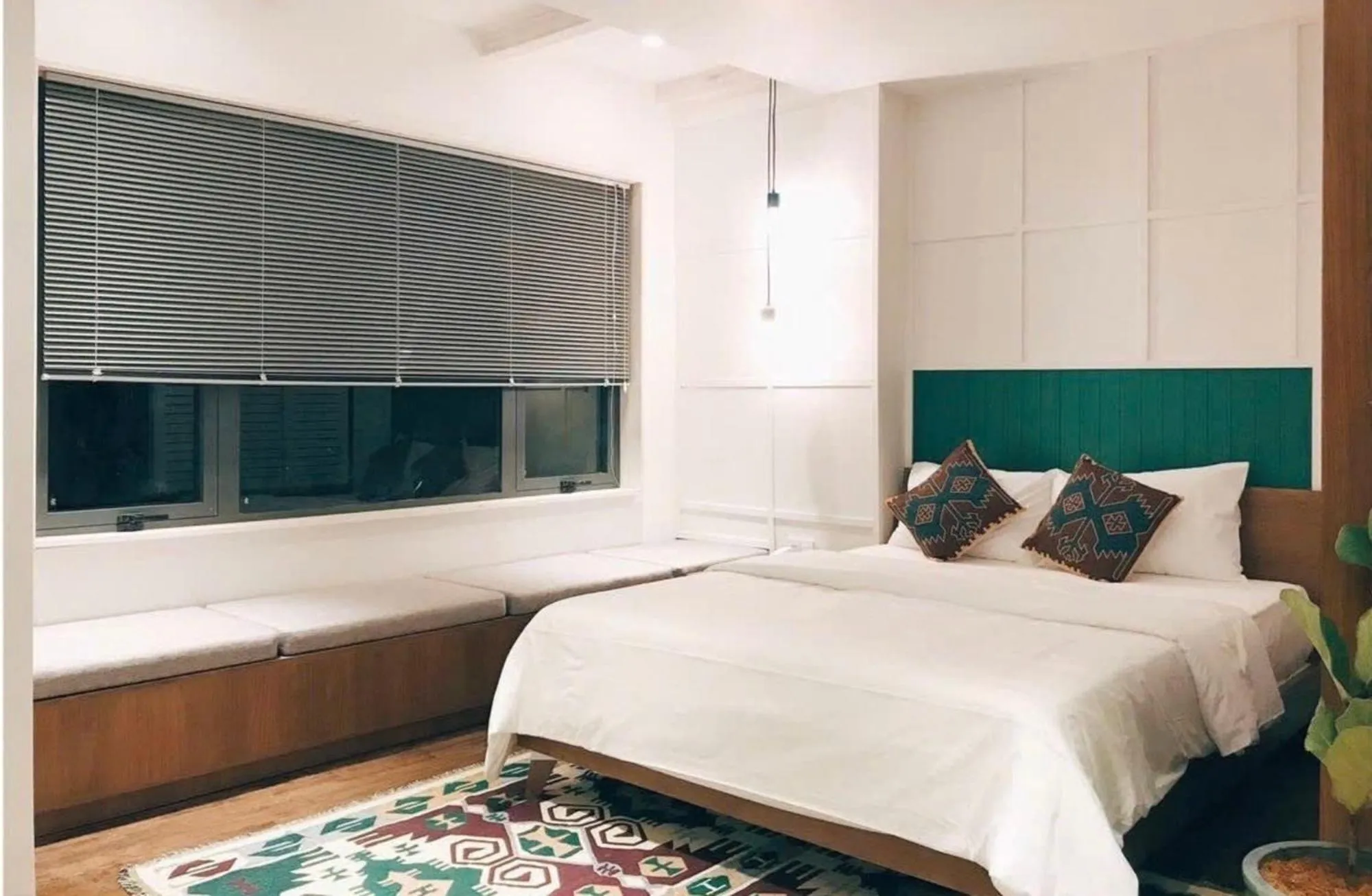 Bed in The Scent Boutique Dalat Hotel