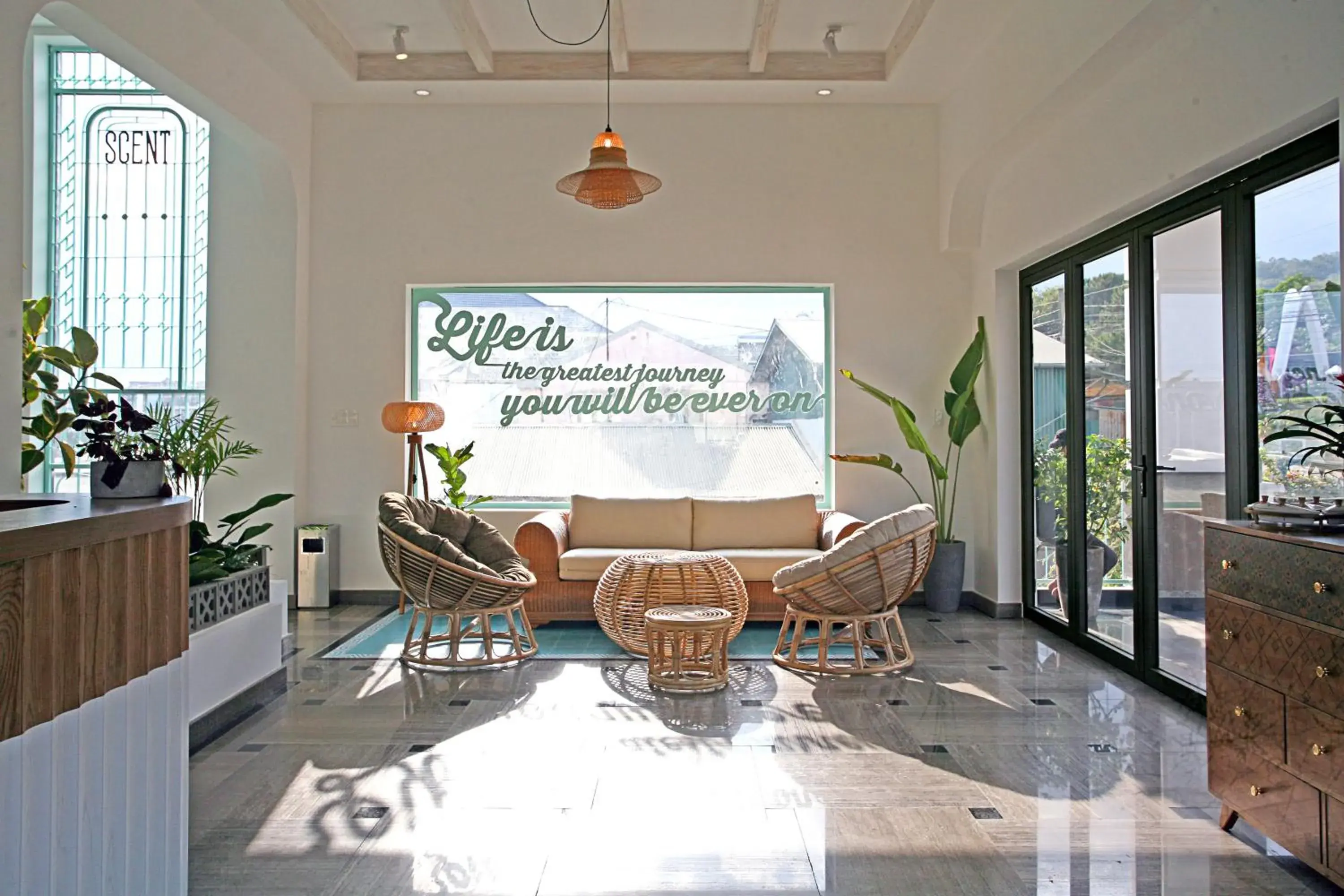 Living room in The Scent Boutique Dalat Hotel Living room in The Scent Boutique Dalat Hotel