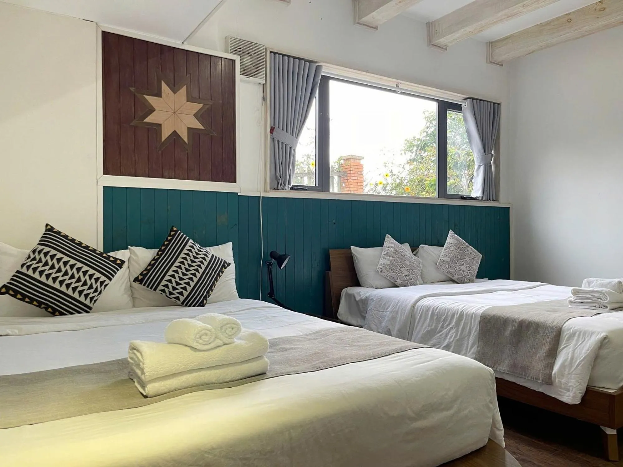 Bed in The Scent Boutique Dalat Hotel