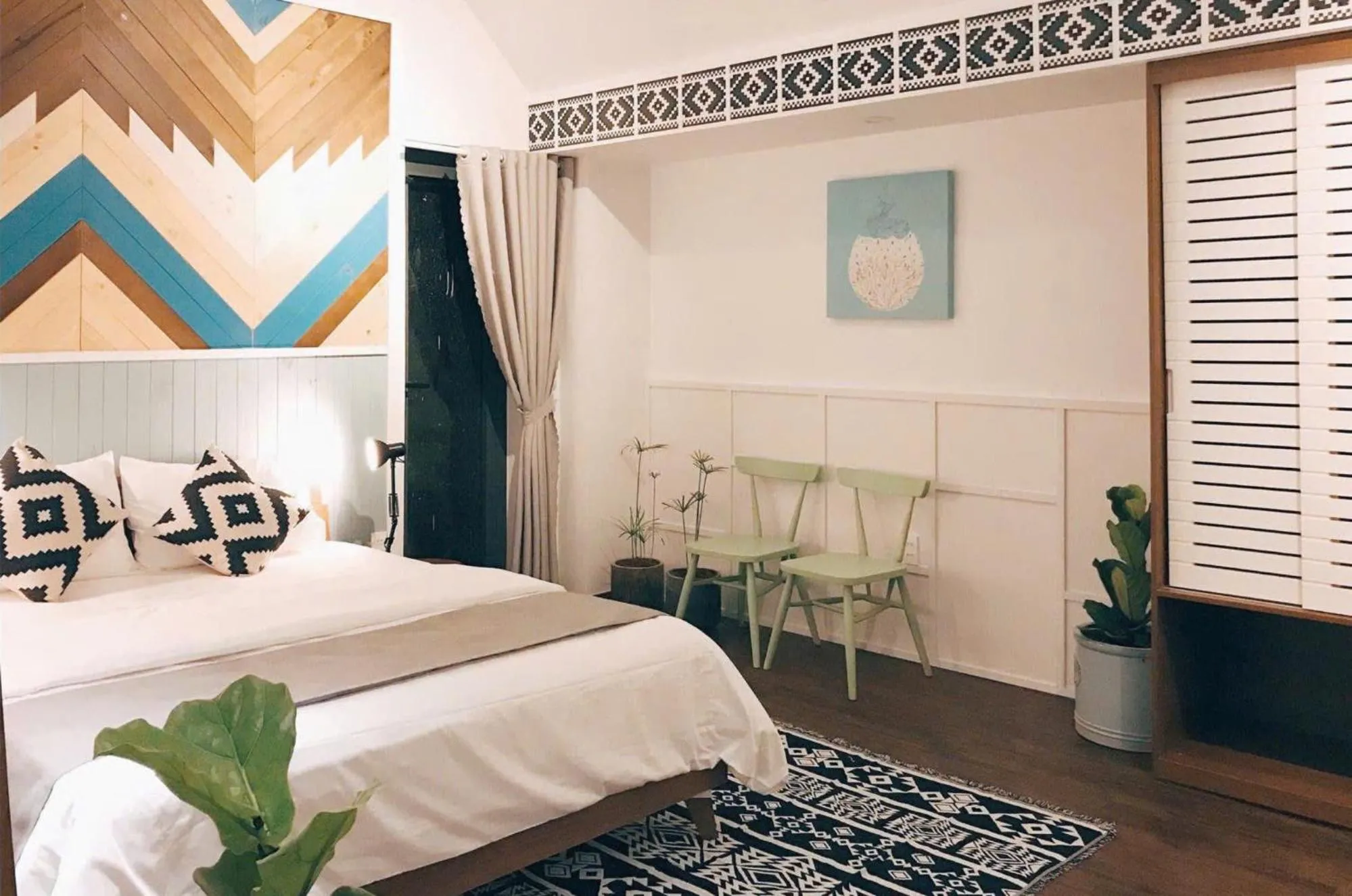 Bed in The Scent Boutique Dalat Hotel