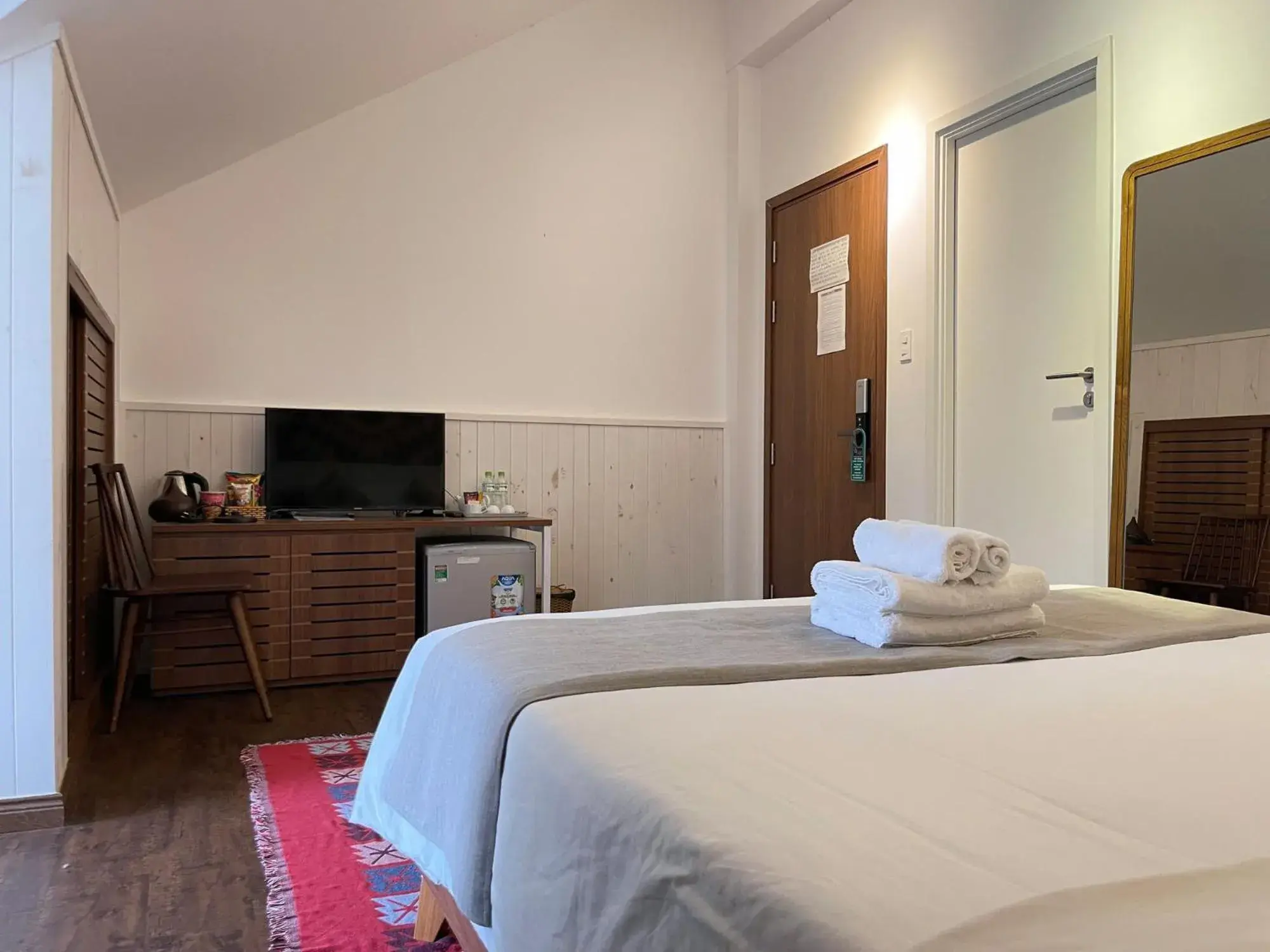 Bed in The Scent Boutique Dalat Hotel Bed in The Scent Boutique Dalat Hotel