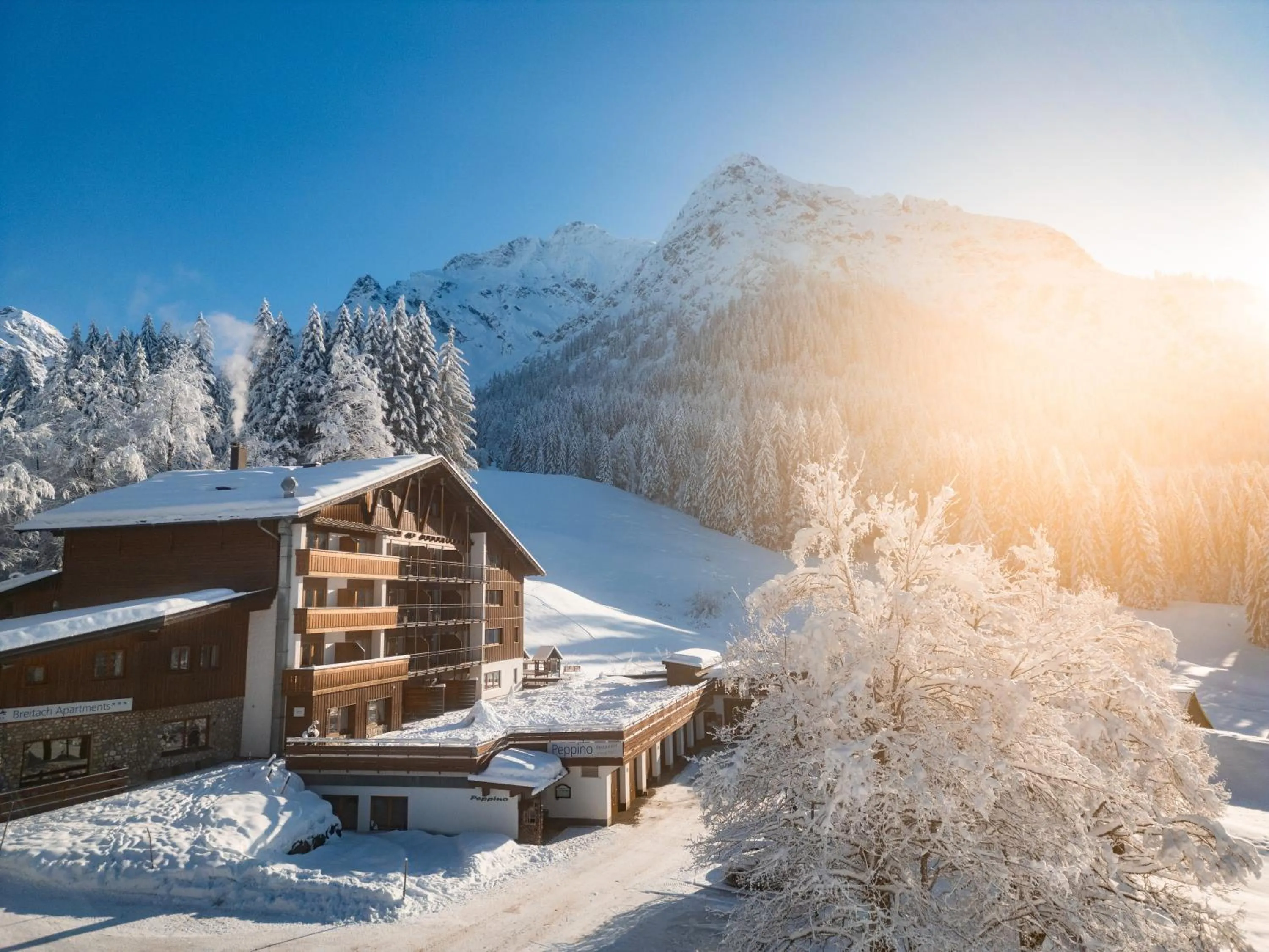 Property building in IFA Breitach Apartments Kleinwalsertal