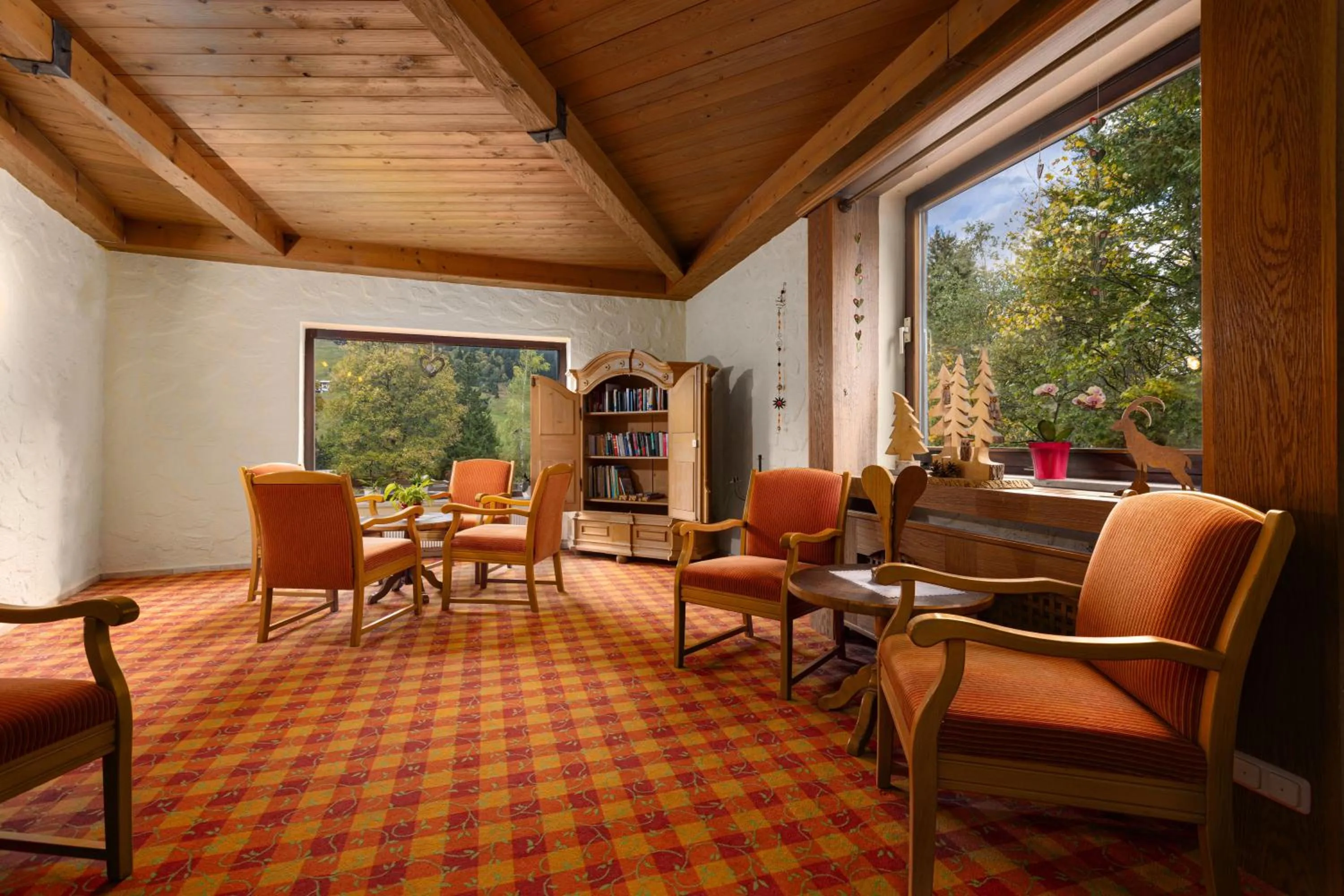 Lounge or bar in IFA Breitach Apartments Kleinwalsertal