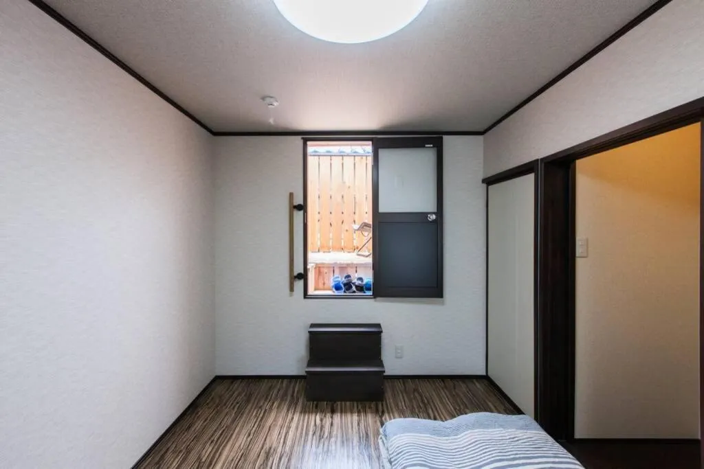 Photo of the whole room, Bed in 伏見稲荷ハウス Fushimi Inari House