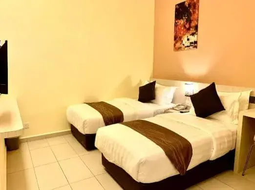 Bed in KLUANG RIVERVIEW HOTEL Bed in KLUANG RIVERVIEW HOTEL