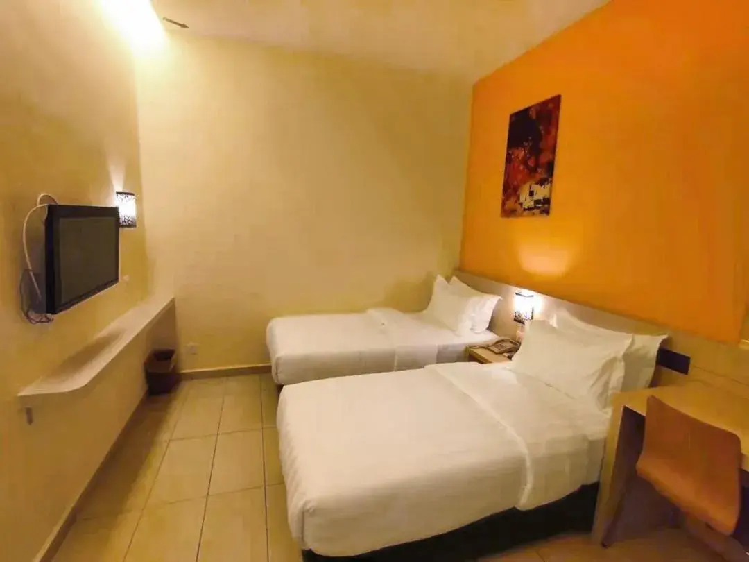 Bed in KLUANG RIVERVIEW HOTEL Bed in KLUANG RIVERVIEW HOTEL