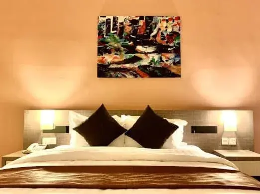 Bed in KLUANG RIVERVIEW HOTEL Bed in KLUANG RIVERVIEW HOTEL