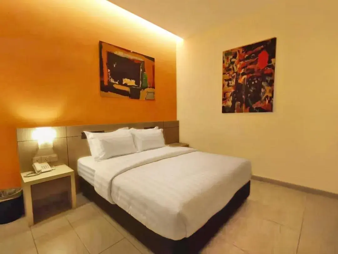 Bed in KLUANG RIVERVIEW HOTEL Bed in KLUANG RIVERVIEW HOTEL