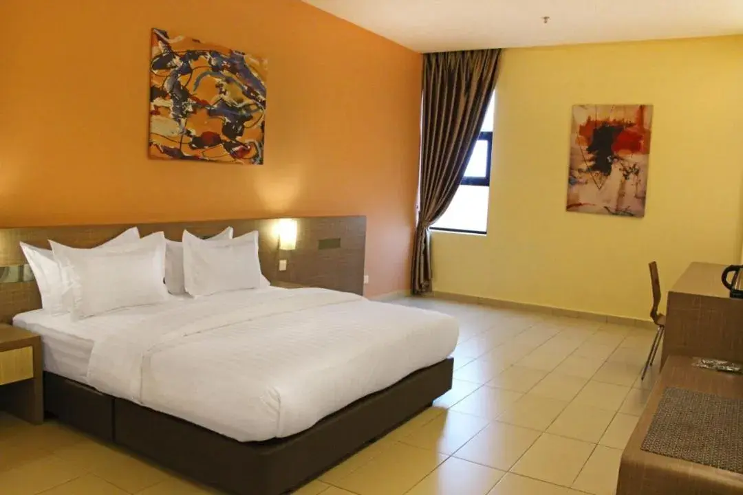 Bed in KLUANG RIVERVIEW HOTEL Bed in KLUANG RIVERVIEW HOTEL