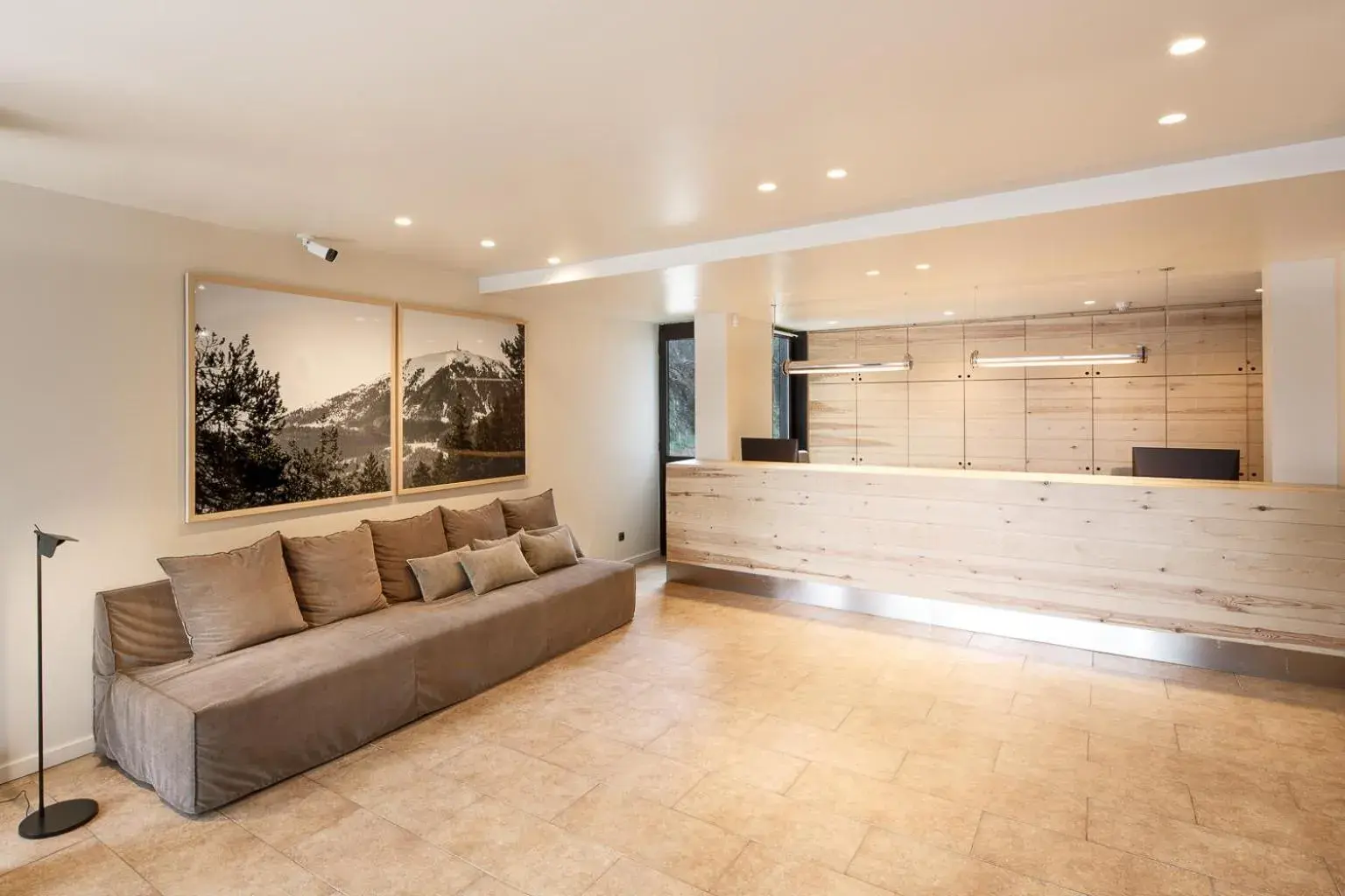 Lobby or reception in Abrigall Hostel Masella Lobby or reception in Abrigall Hostel Masella