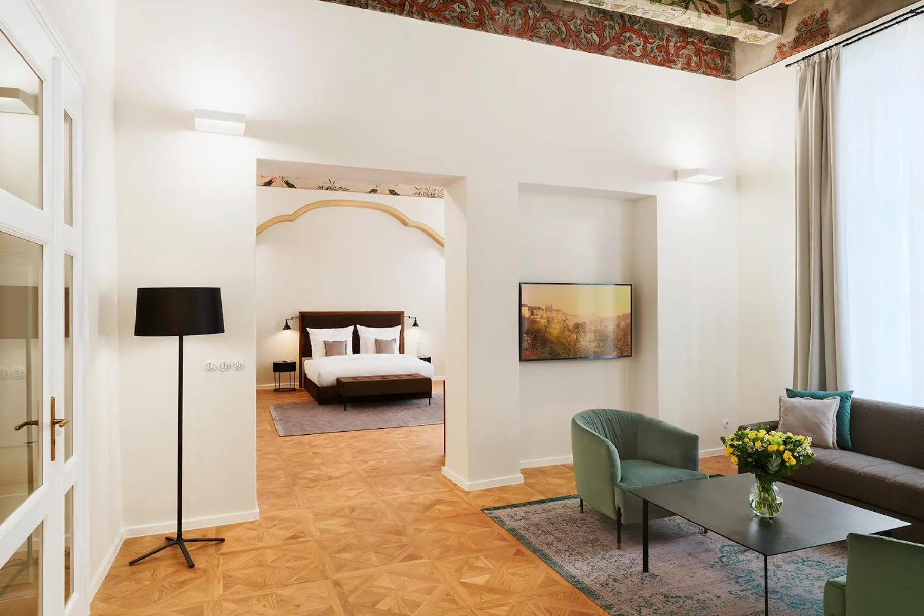 Bedroom, Bed in Hotel CUBE Prague