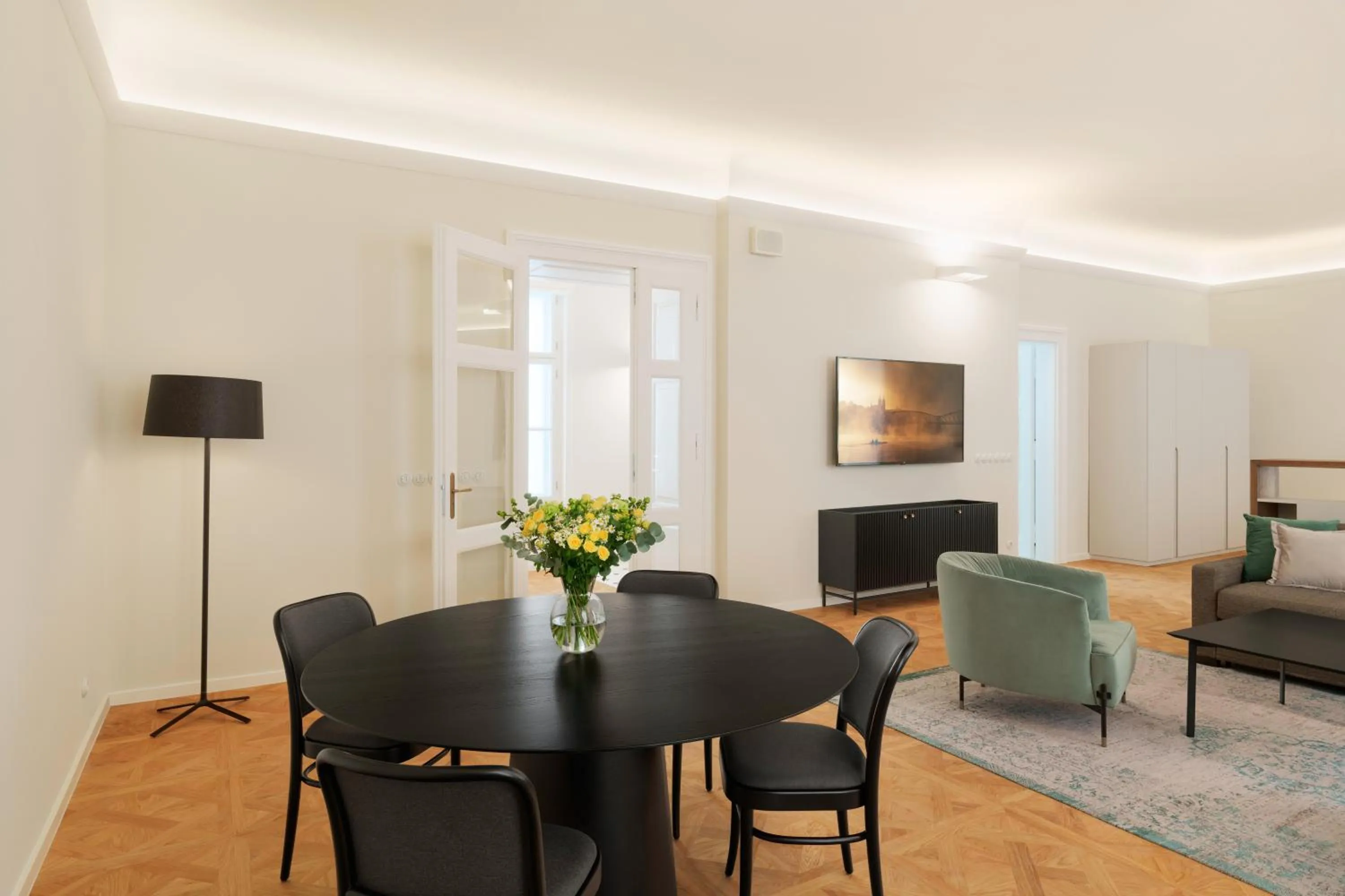 Living room in Hotel CUBE Prague