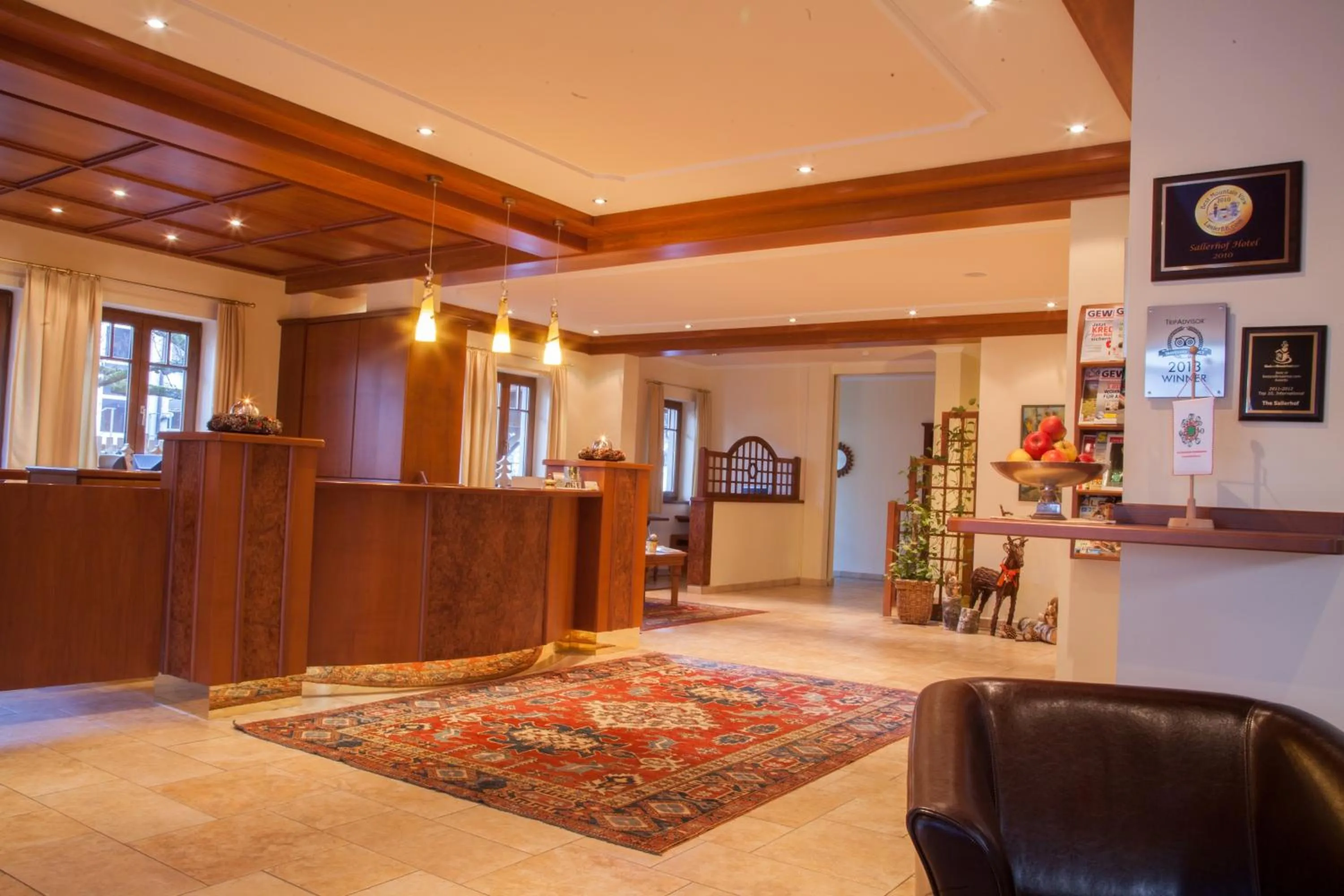 Lobby or reception in Garten - Hotel Sallerhof