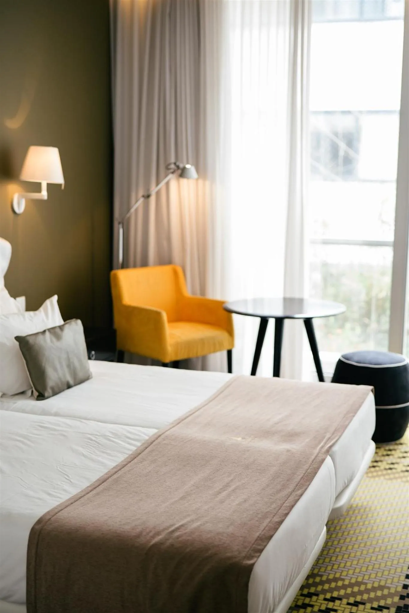 Bed in Macarico Beach Hotel