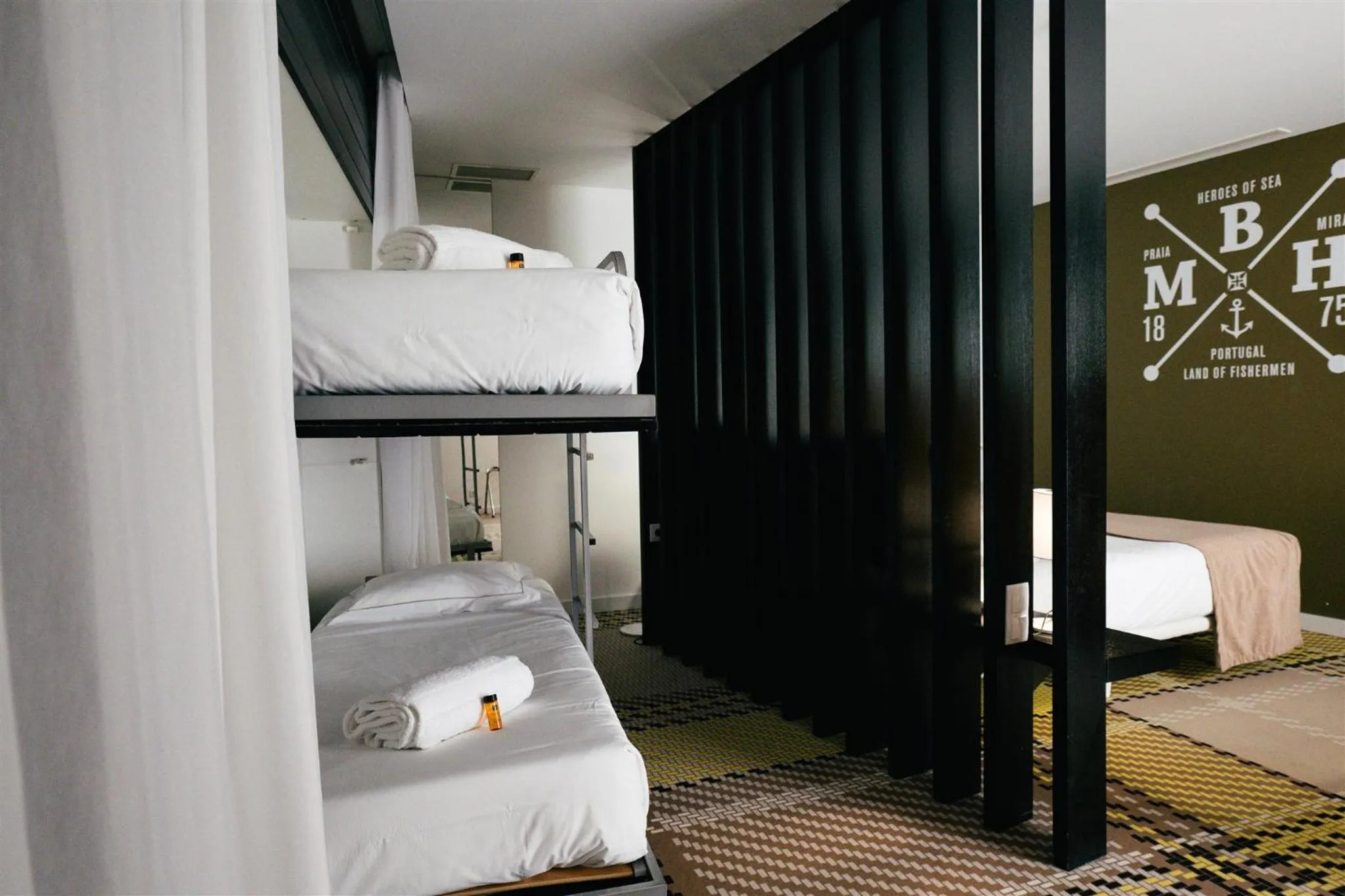 Bed in Macarico Beach Hotel