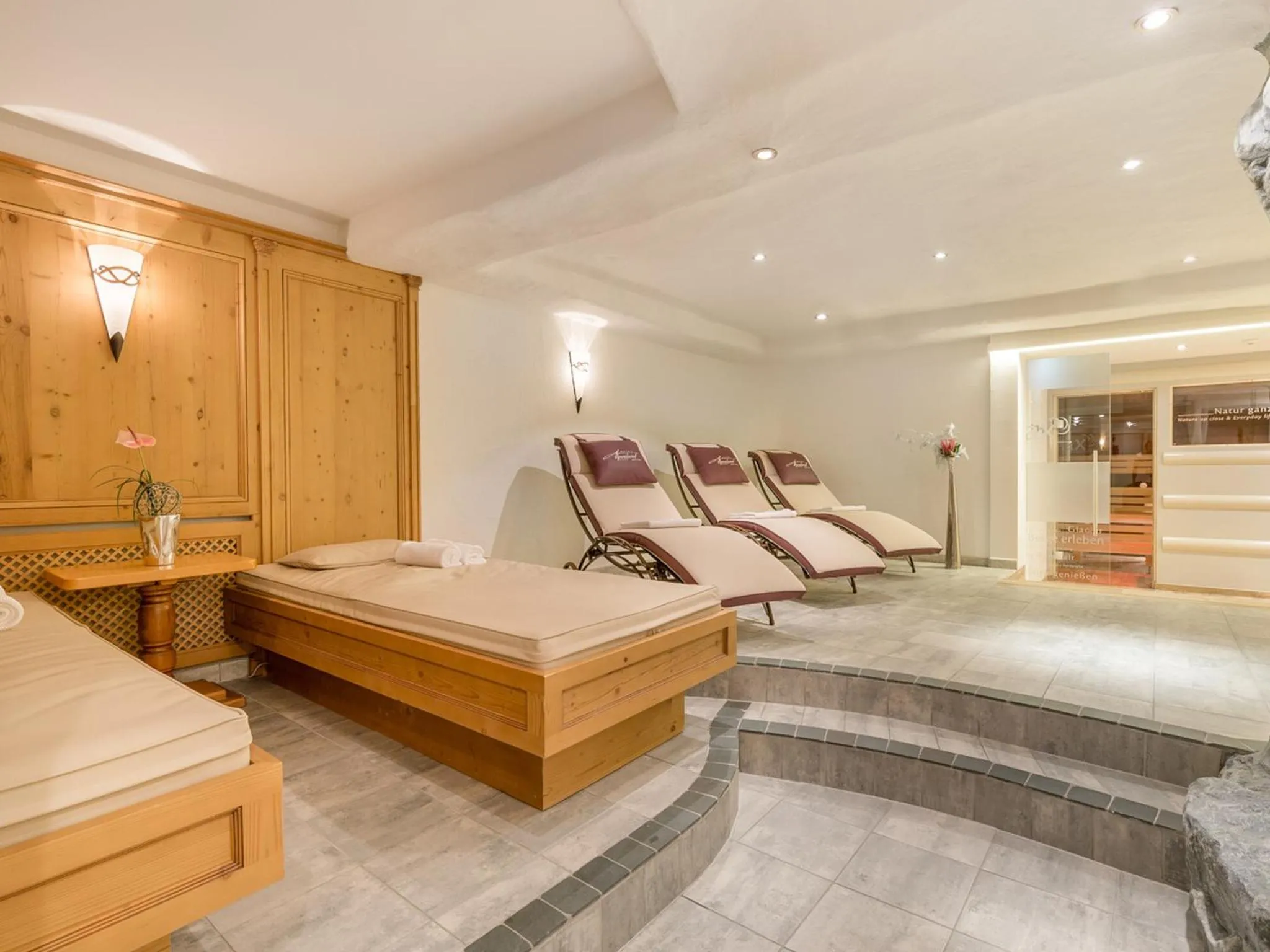 Spa and wellness centre/facilities, Bed in Hotel Alpenland