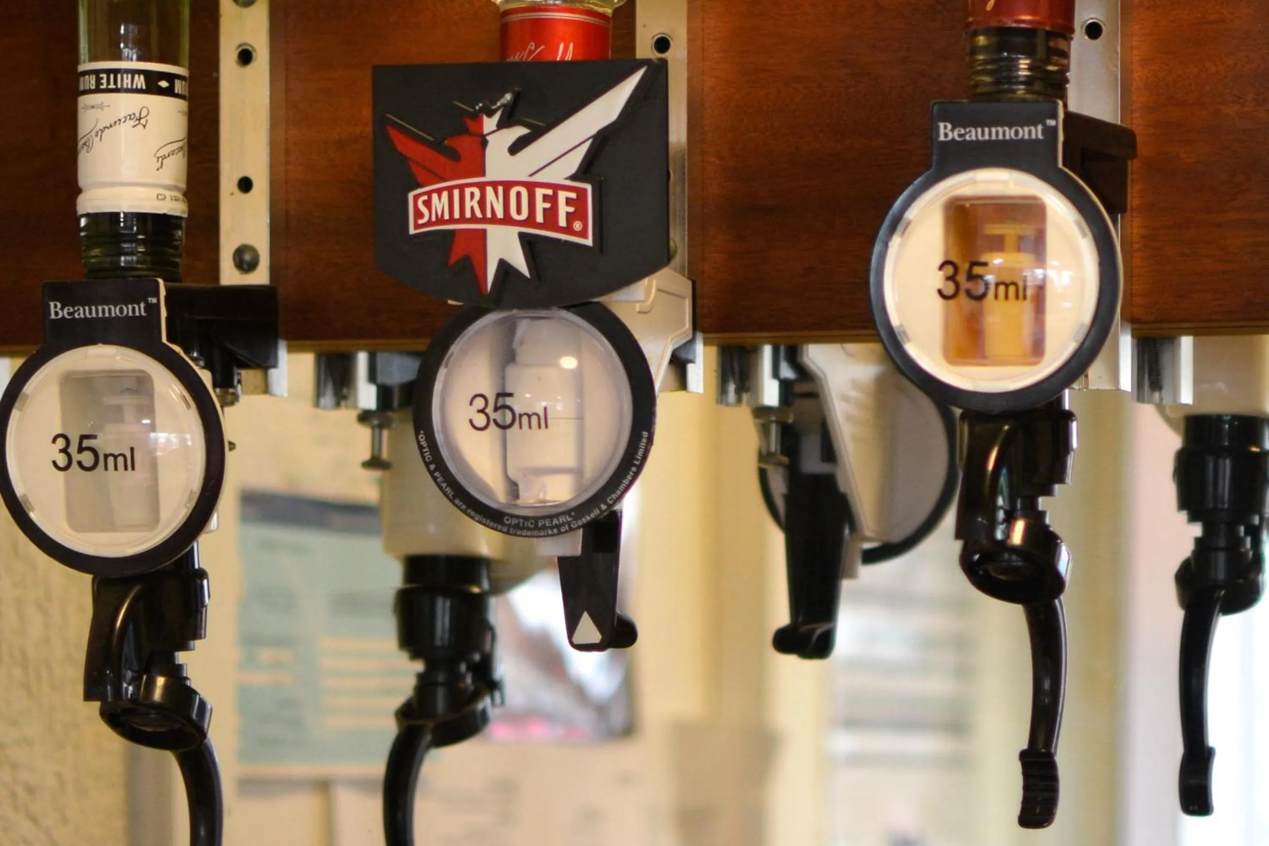 Alcoholic drinks in The Beaucliffe Hotel