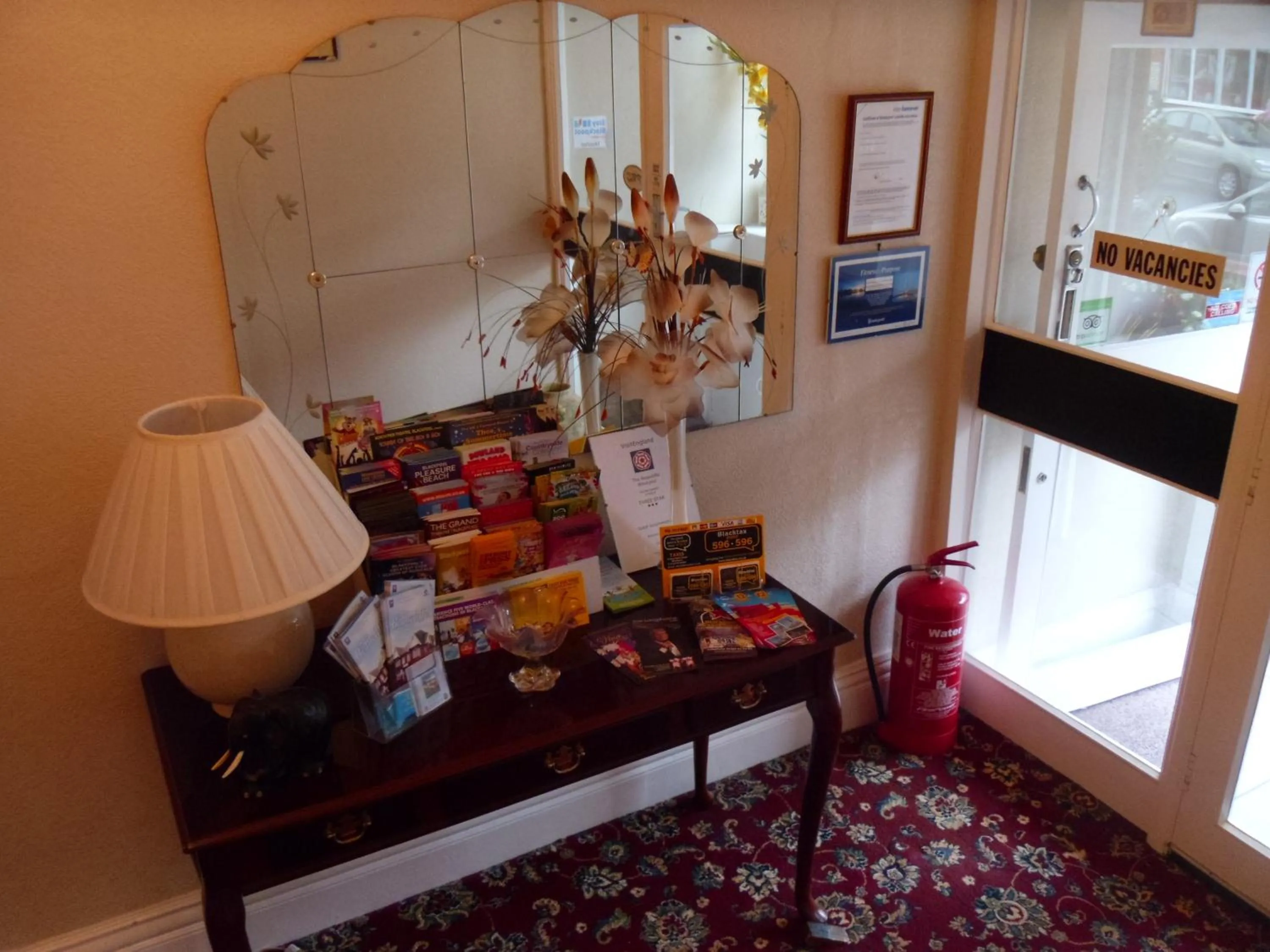 Lobby or reception in The Beaucliffe Hotel