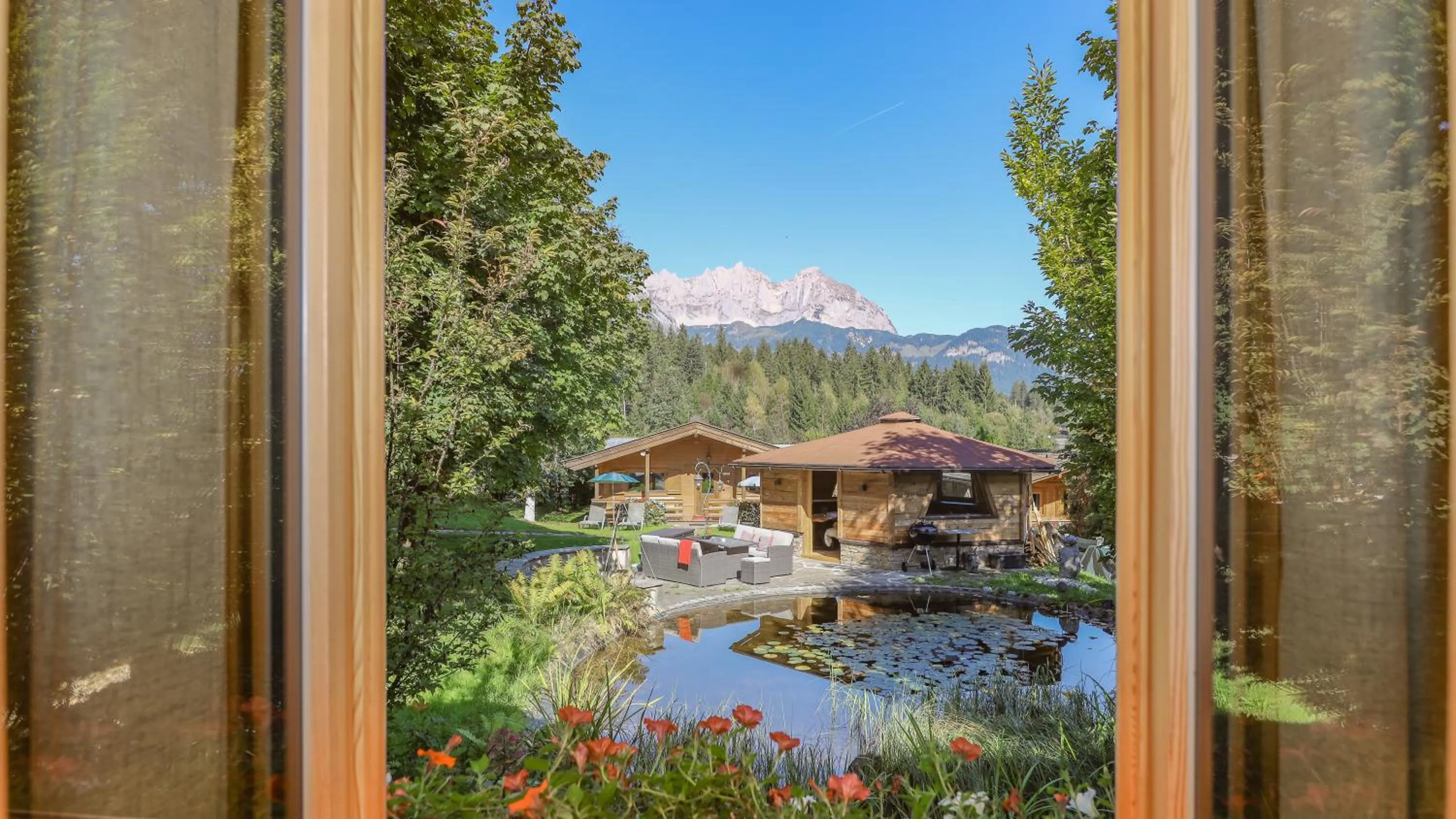 View (from property/room) in Gartenhotel Rosenhof bei Kitzbühel