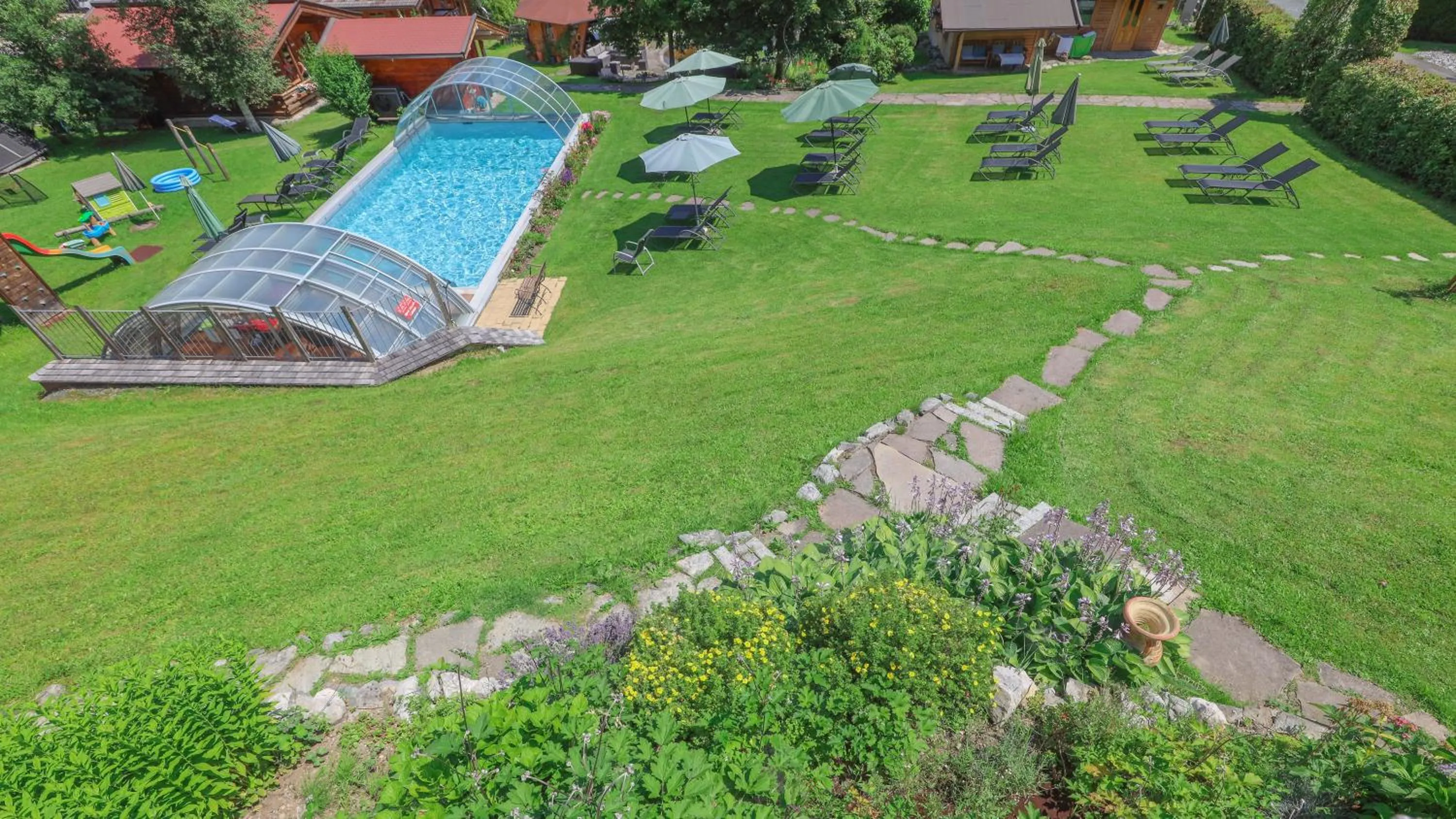 Children play ground in Gartenhotel Rosenhof bei Kitzbühel