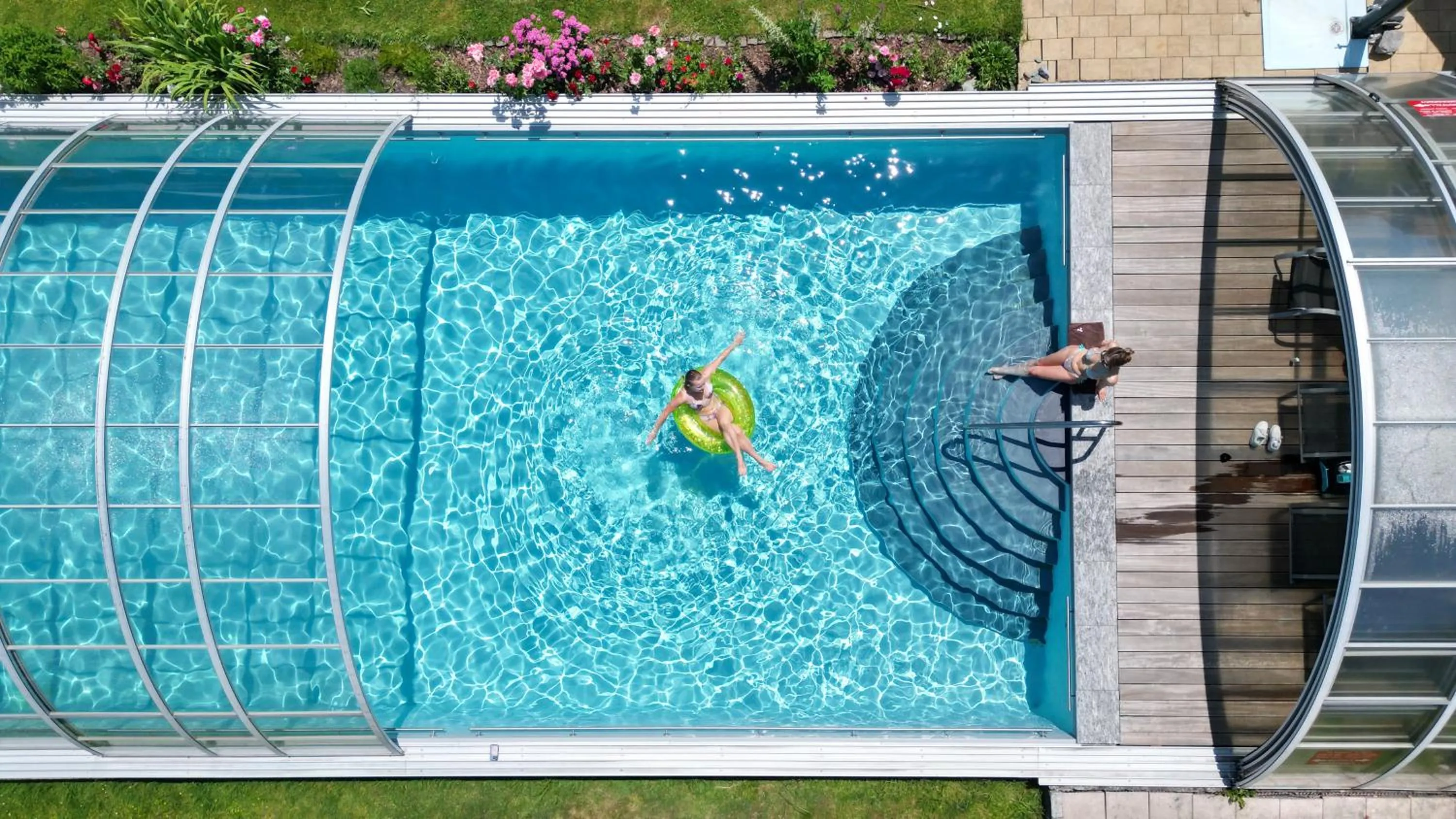 Swimming pool in Gartenhotel Rosenhof bei Kitzbühel