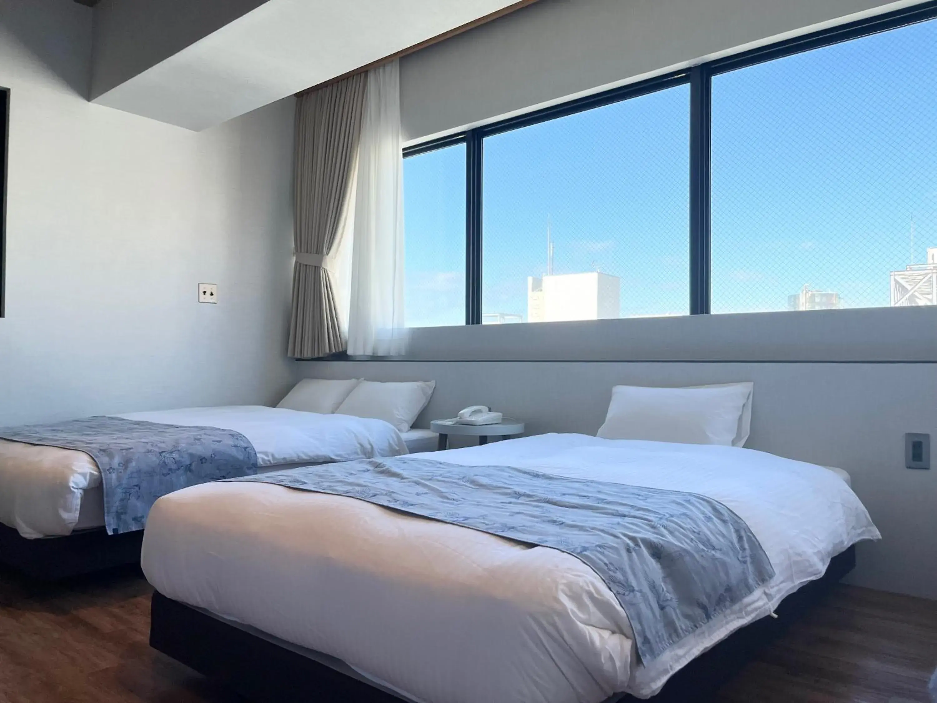 Bed in Yukureba Maejima Hotel Bed in Yukureba Maejima Hotel