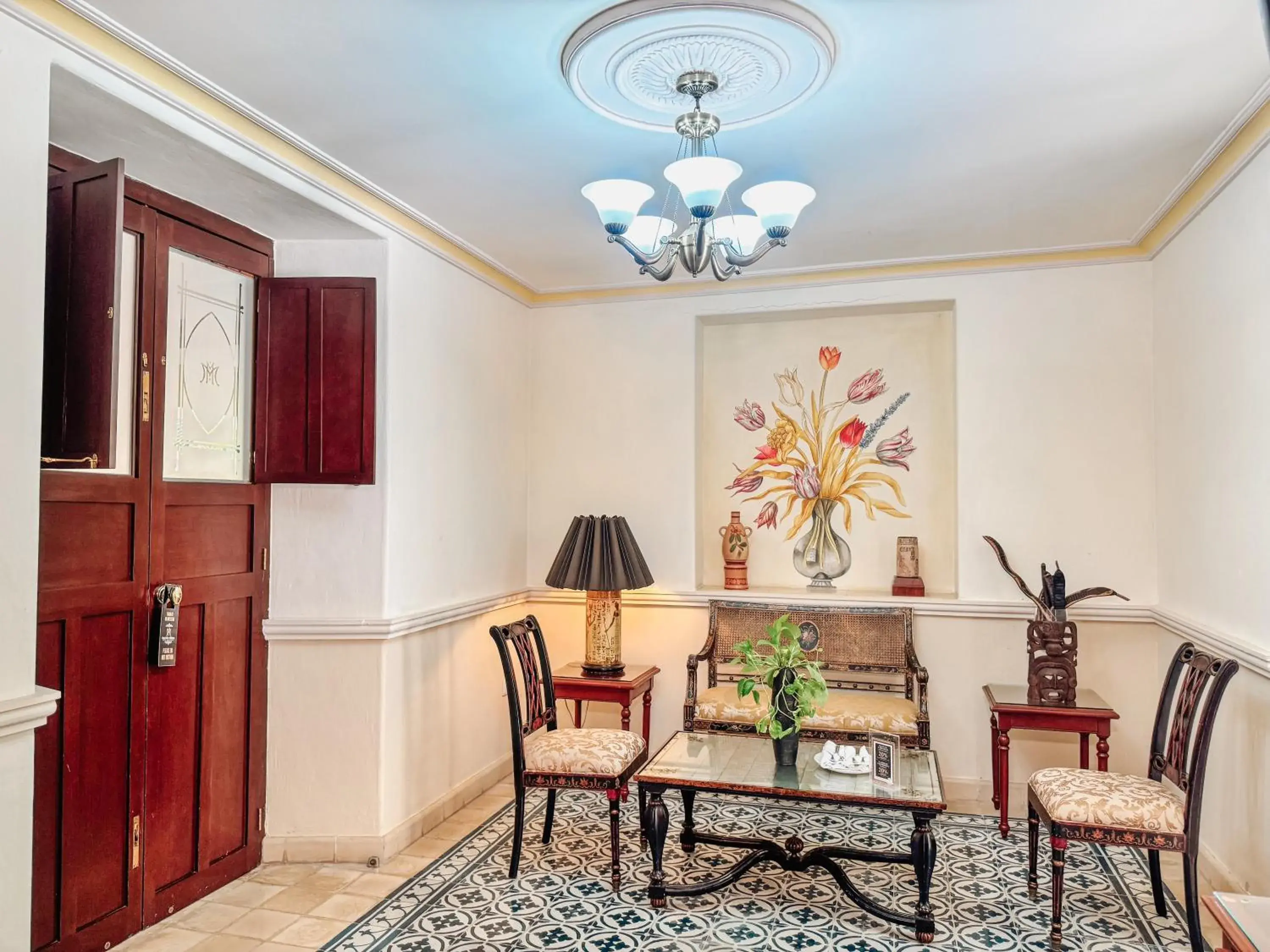 Living room in Mansión Mérida Boutique Hotel - Restaurant Living room in Mansión Mérida Boutique Hotel - Restaurant