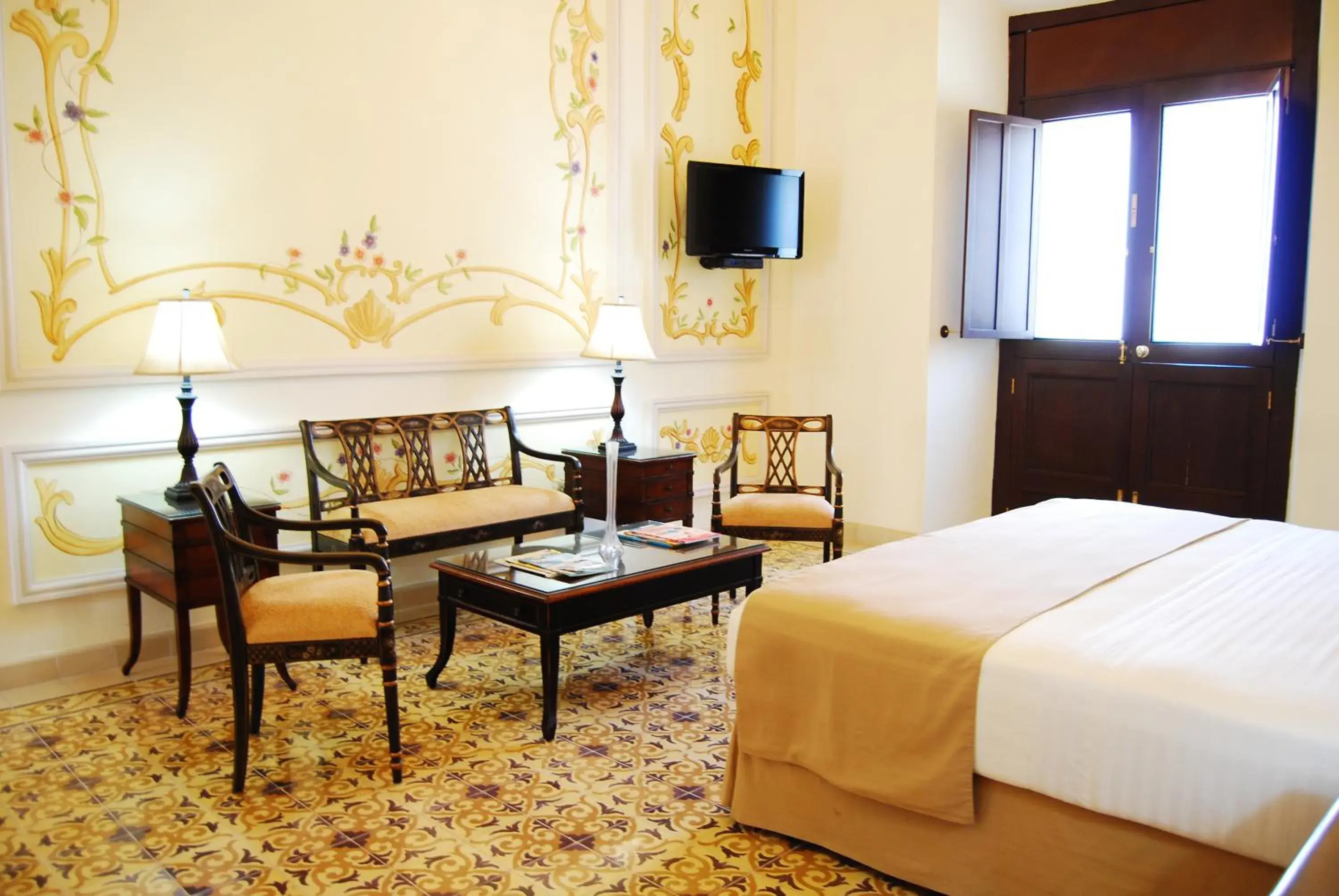 Bed in Mansión Mérida Boutique Hotel - Restaurant Bed in Mansión Mérida Boutique Hotel - Restaurant