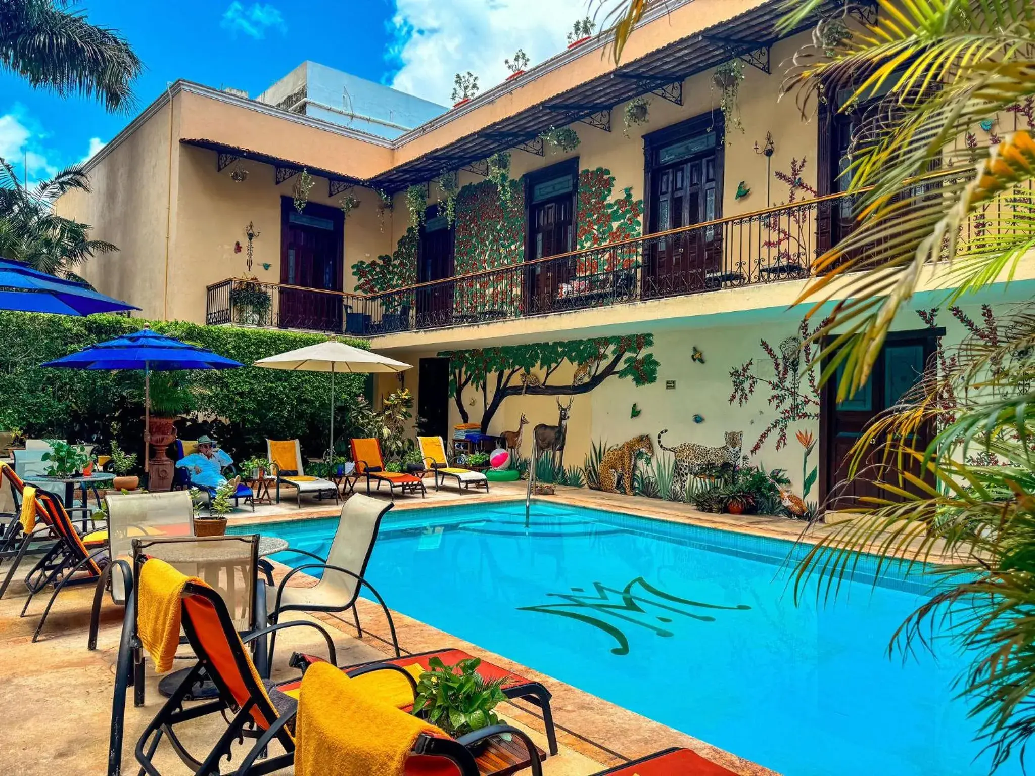 Swimming pool in Mansión Mérida Boutique Hotel - Restaurant Swimming pool in Mansión Mérida Boutique Hotel - Restaurant