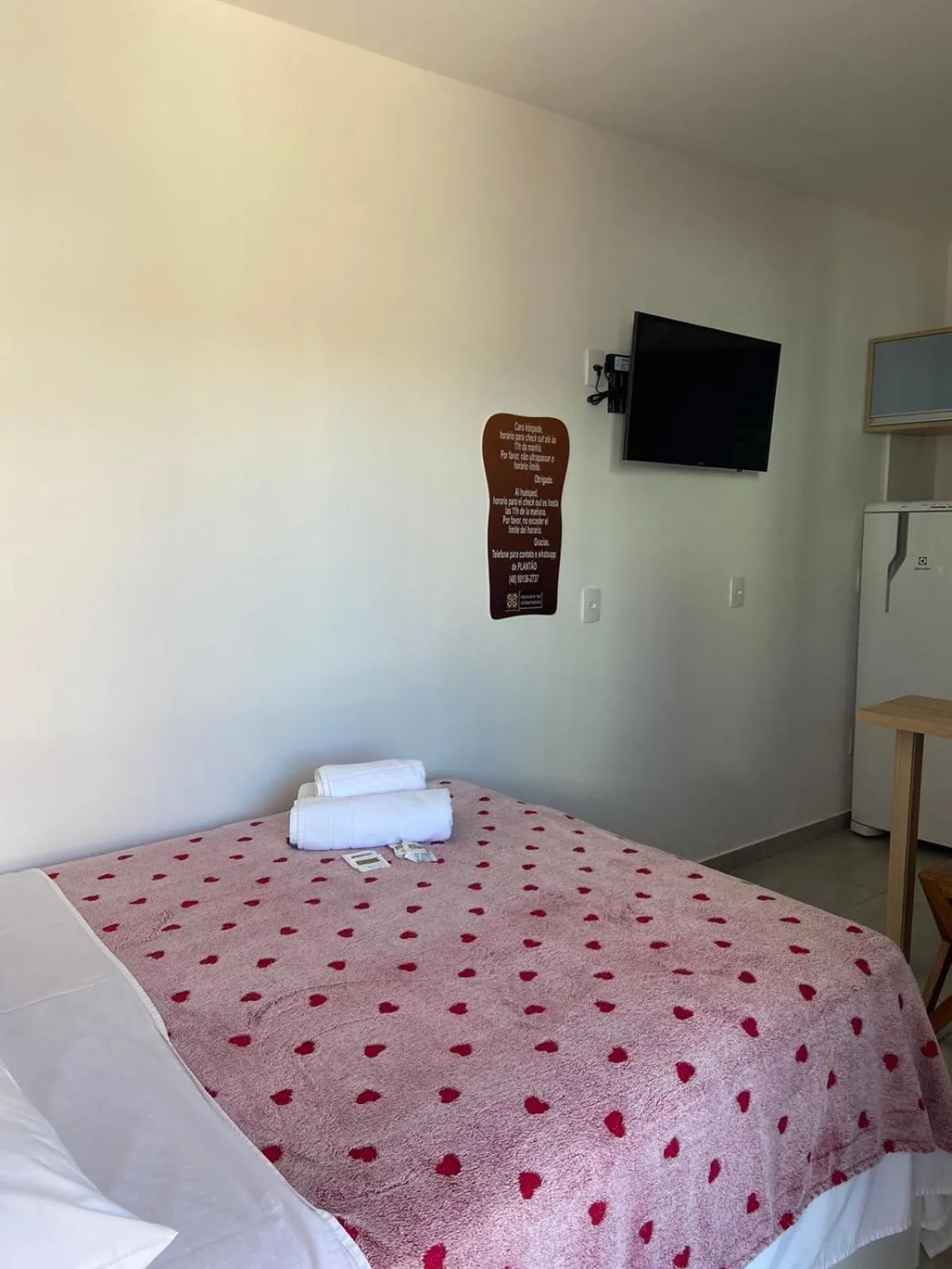 Bed in Pousada Recanto do Aconchego