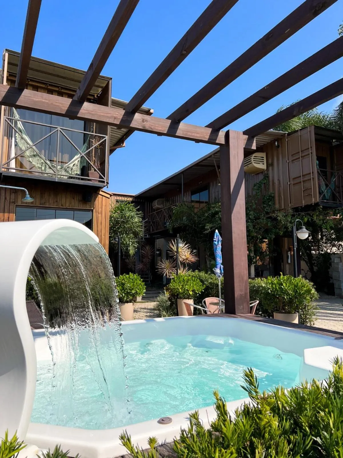 Hot Tub in Pousada Recanto do Aconchego