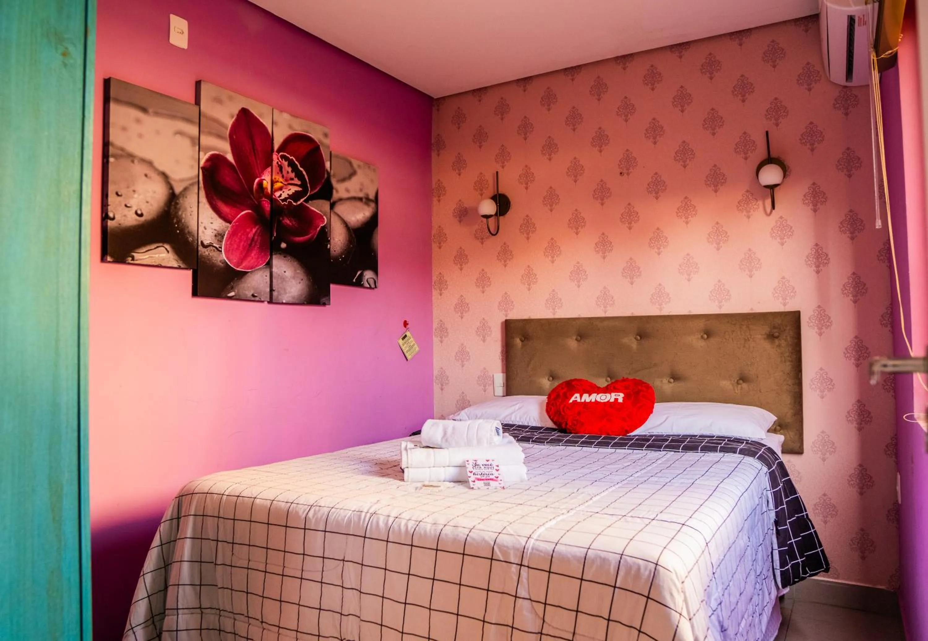 Bed in Pousada Recanto do Aconchego