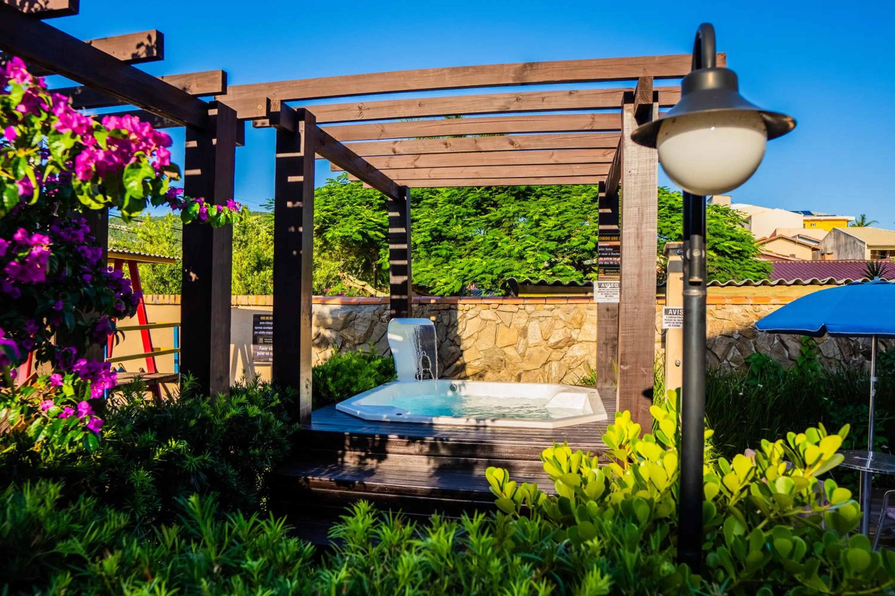 Hot Tub in Pousada Recanto do Aconchego