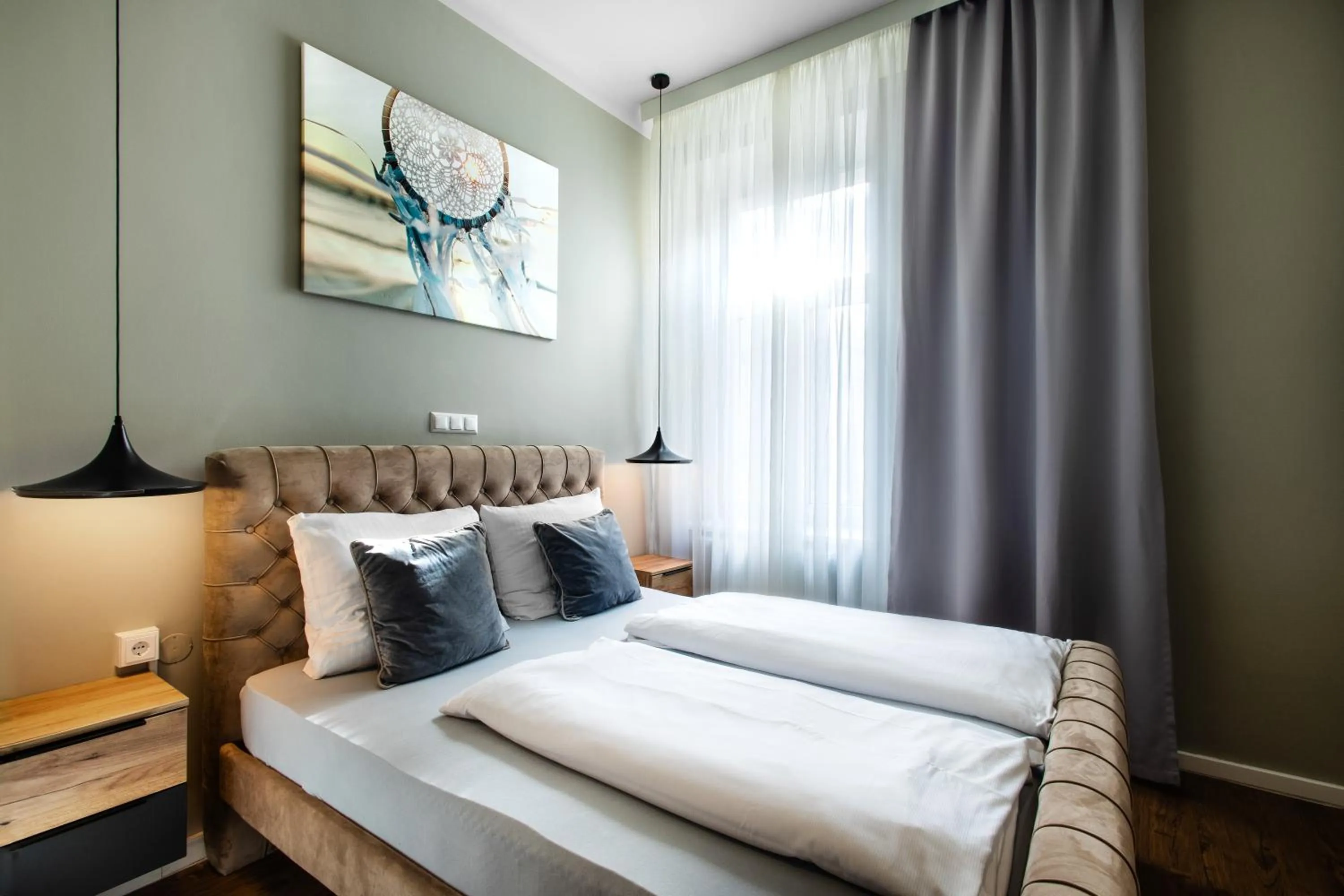 Bed in Hotel Resonanz Vienna